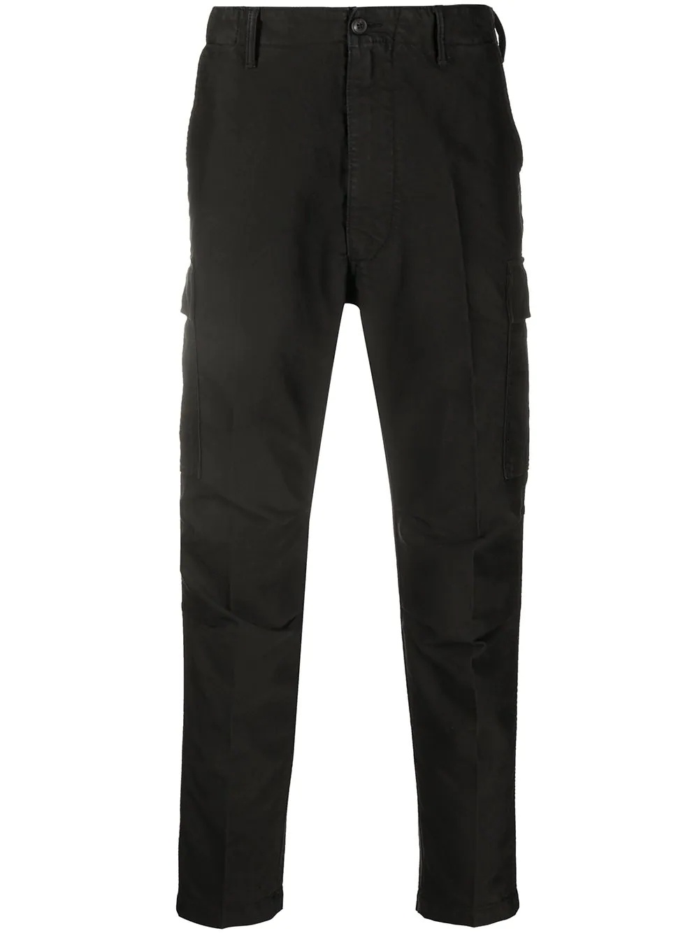 straight leg cargo trousers - 1