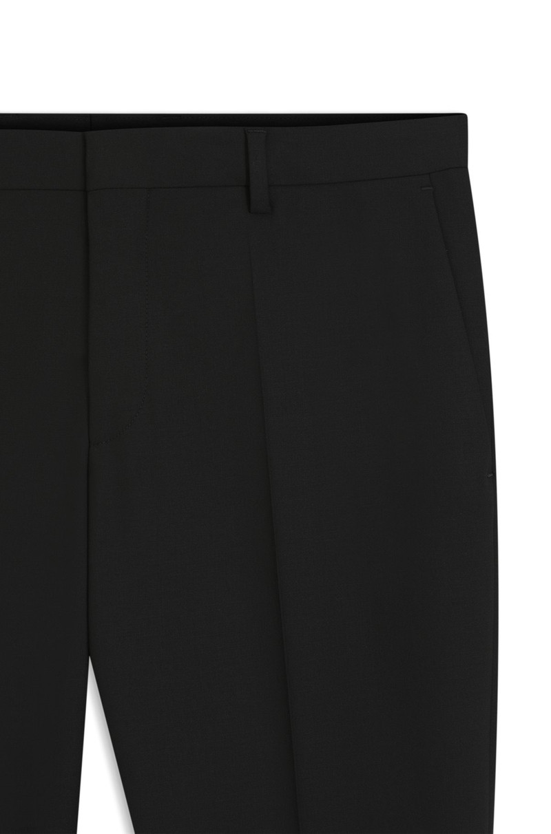 SLIM-FIT TROUSERS IN WOOL-BLEND POPLIN 6
