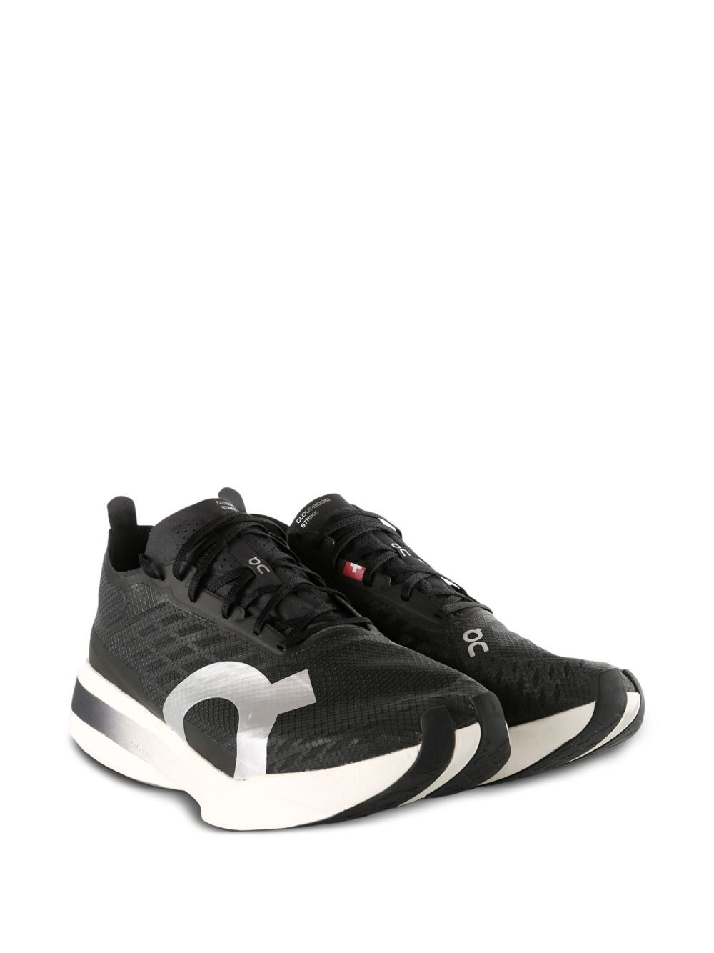 low-top lace-up sneakers - 2