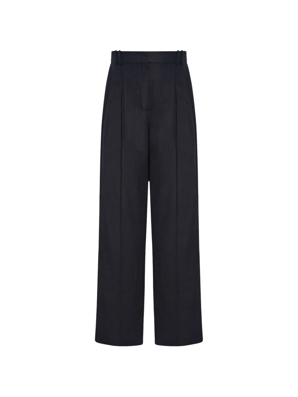 pleated wide-leg trousers - 1