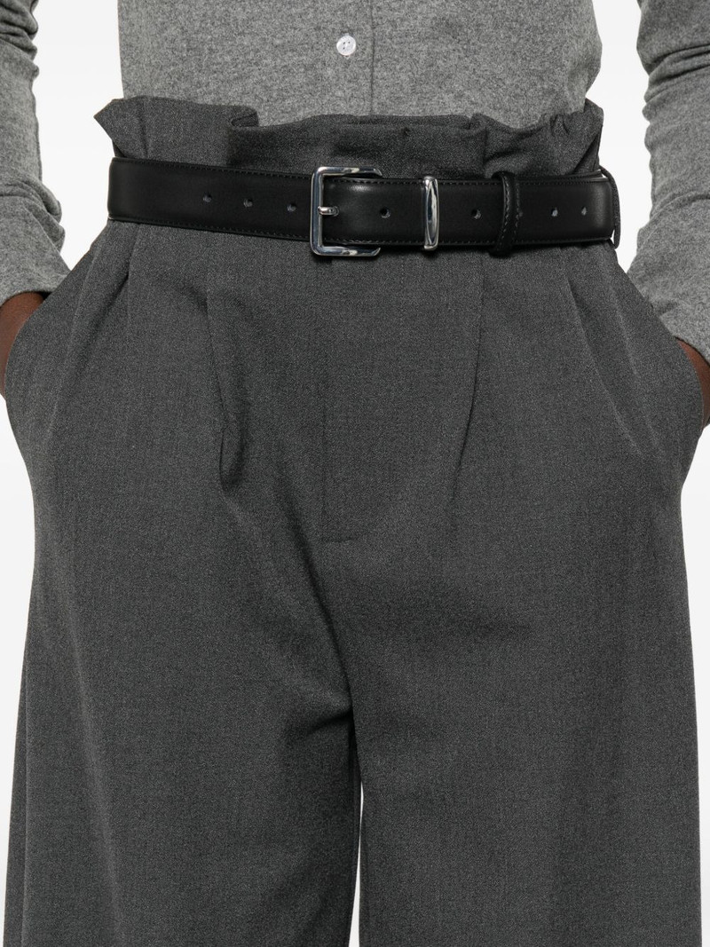 belted-waist trousers 5