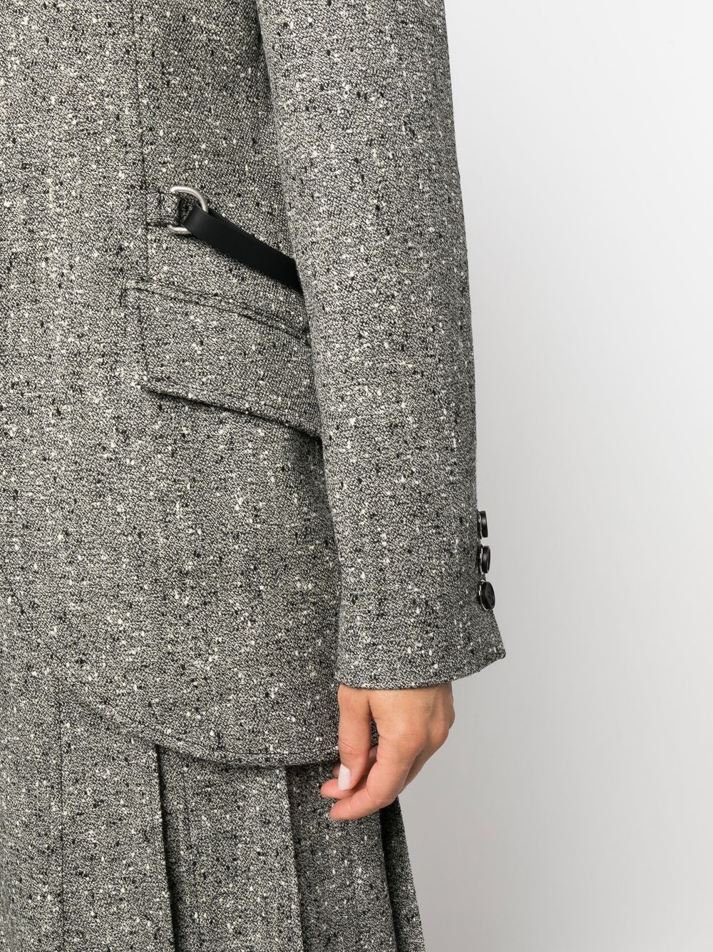 single-breasted blazer - 5
