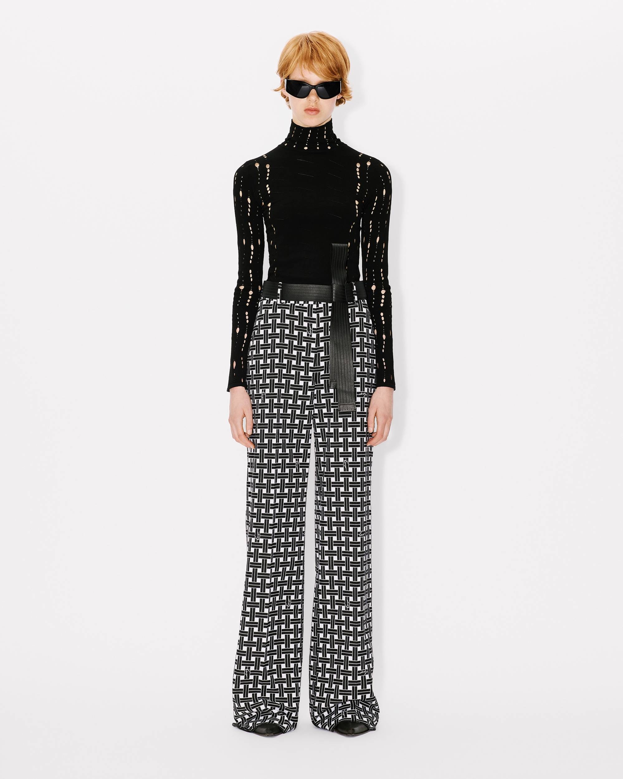'KENZO Weave' wide pants - 3