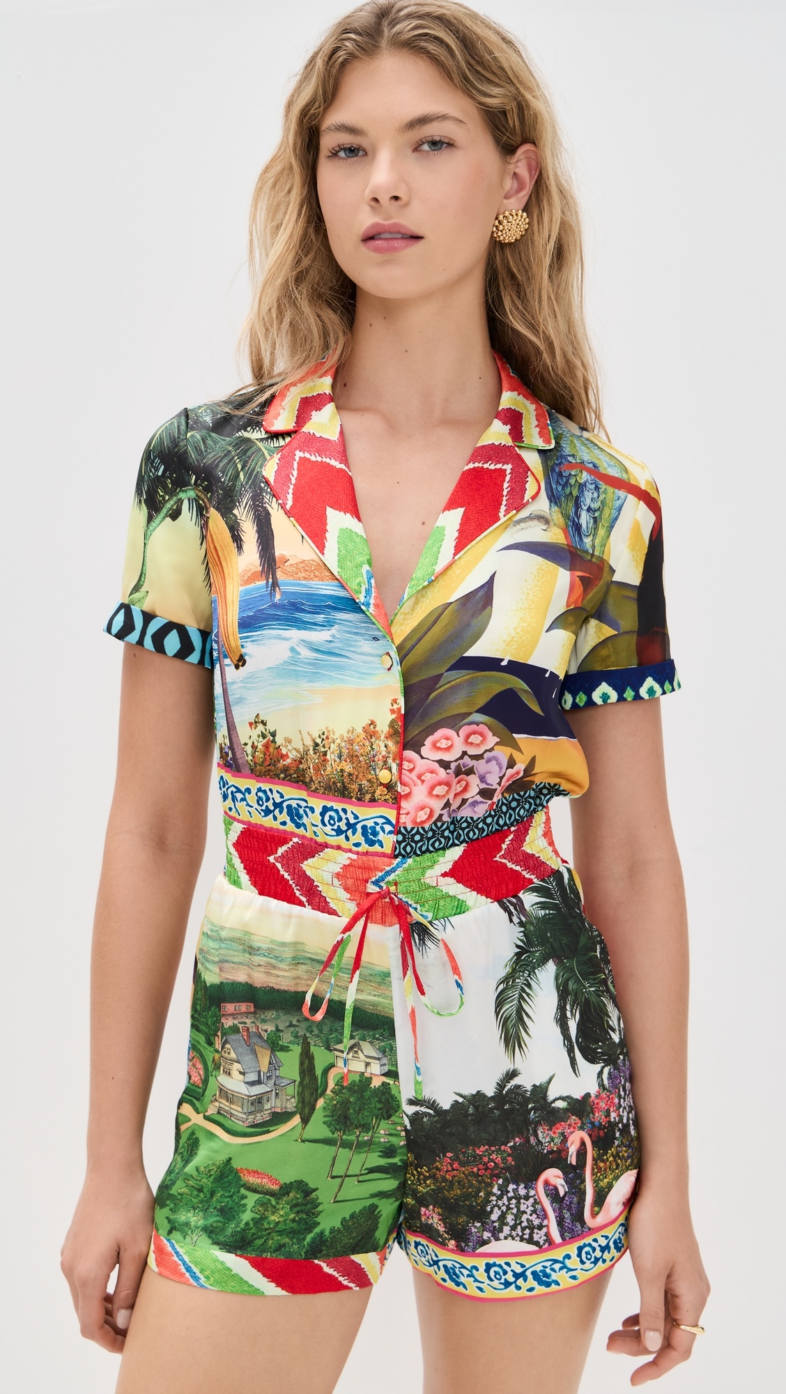 Leighton Pajama Romper - 1