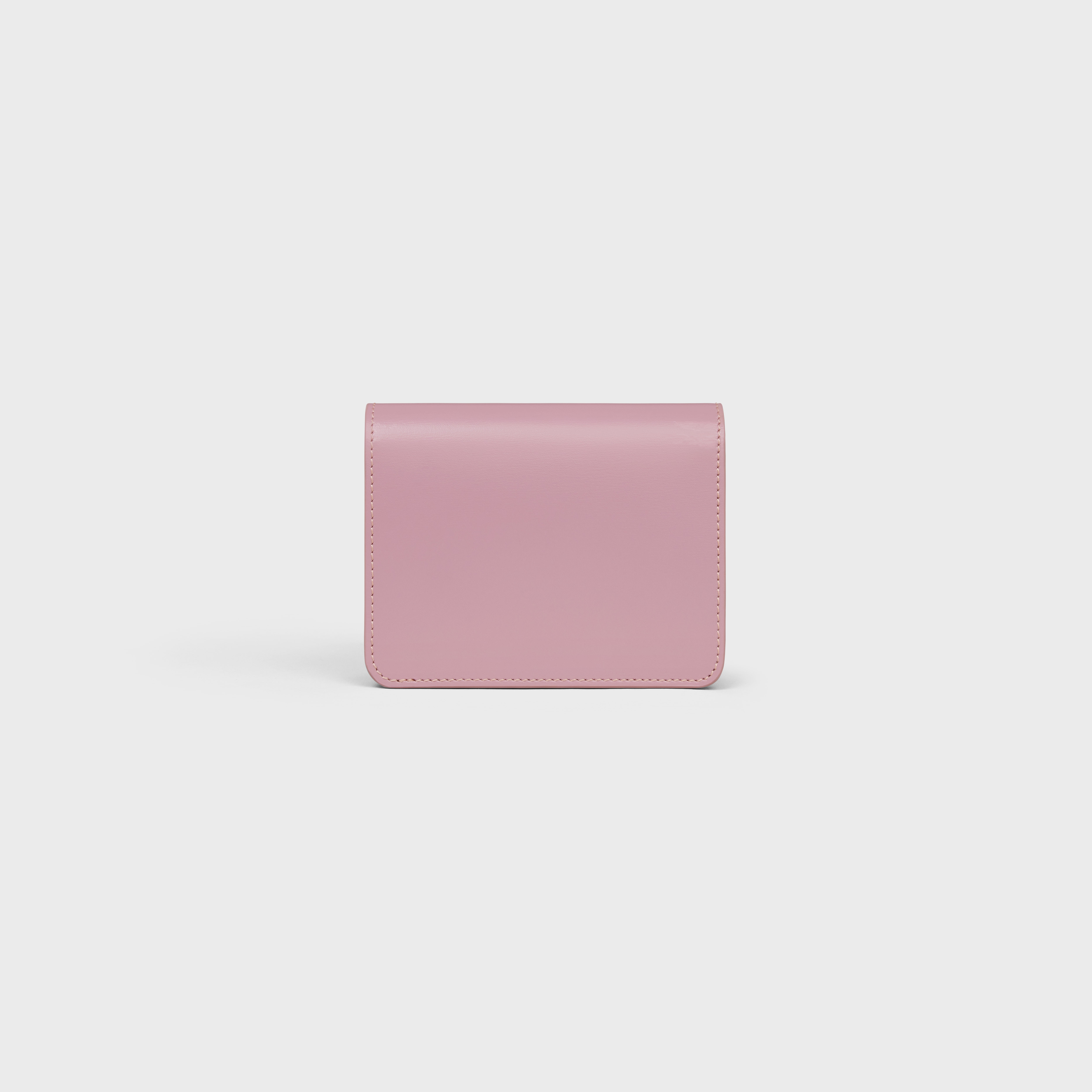 TRIOMPHE COMPACT WALLET in Shiny calfskin - 3