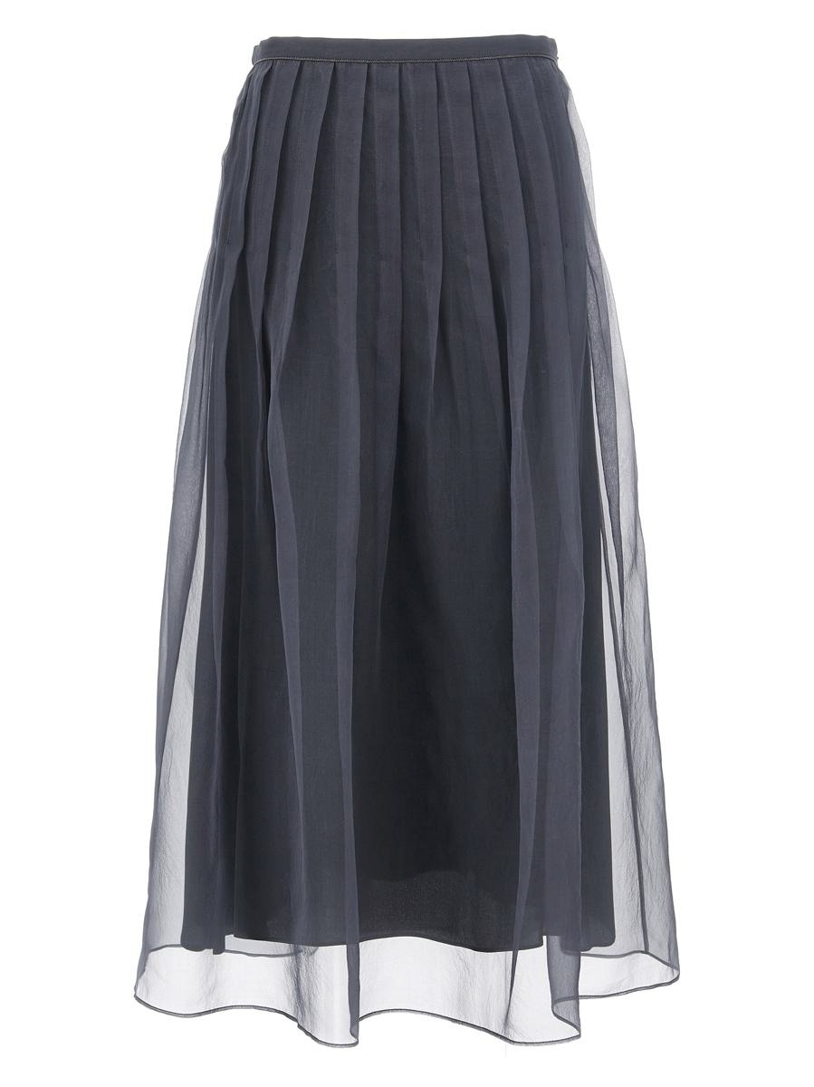 Brunello Cucinelli BRUNELLO CUCINELLI TULLE SKIRT - 1