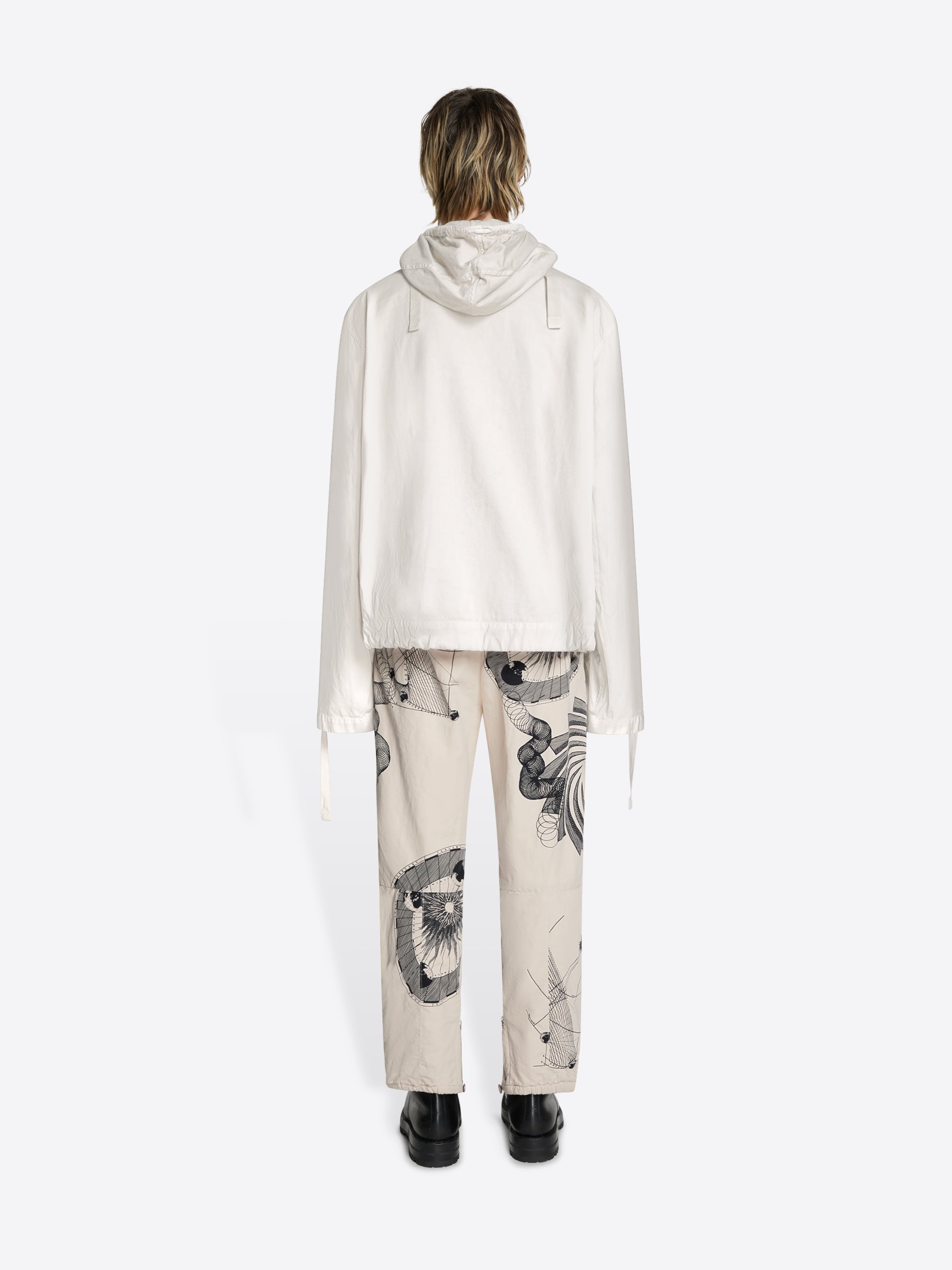 HOODED COTTON SHIRT - 4