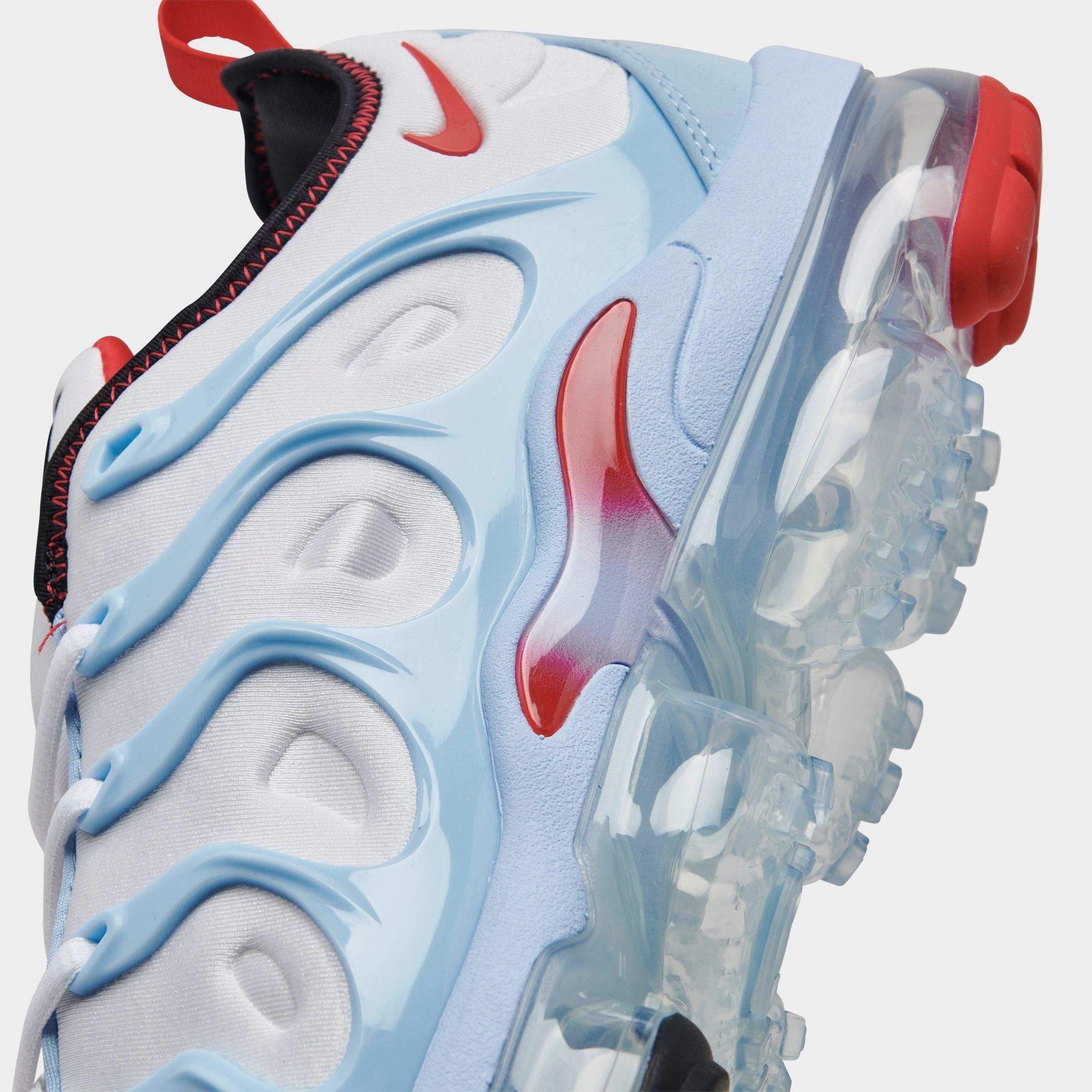 Shoes Vapormax Plus White University Red Psychic Blue Nike MEN'S