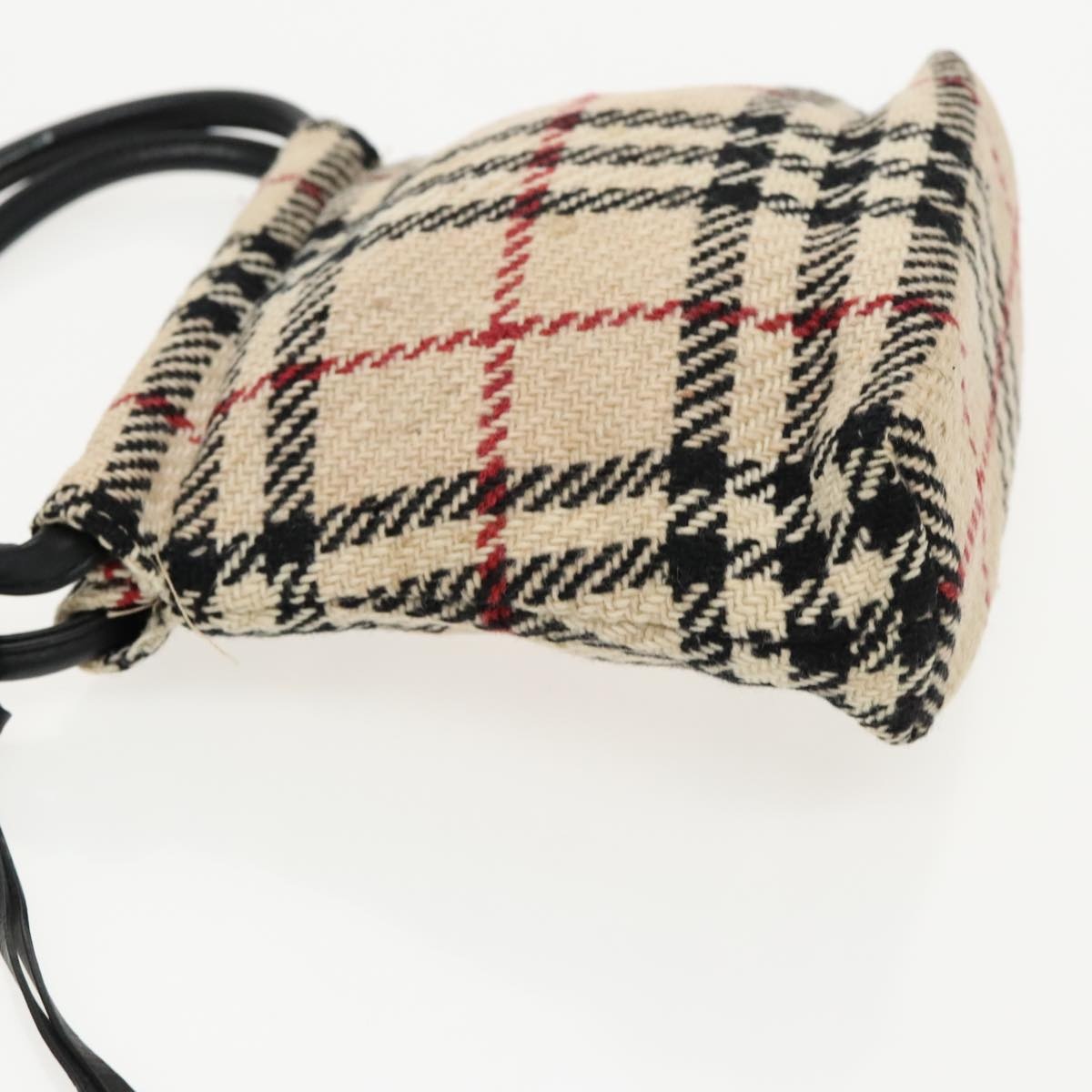 Burberry Nova Check Hand Bag Canvas Beige - 5