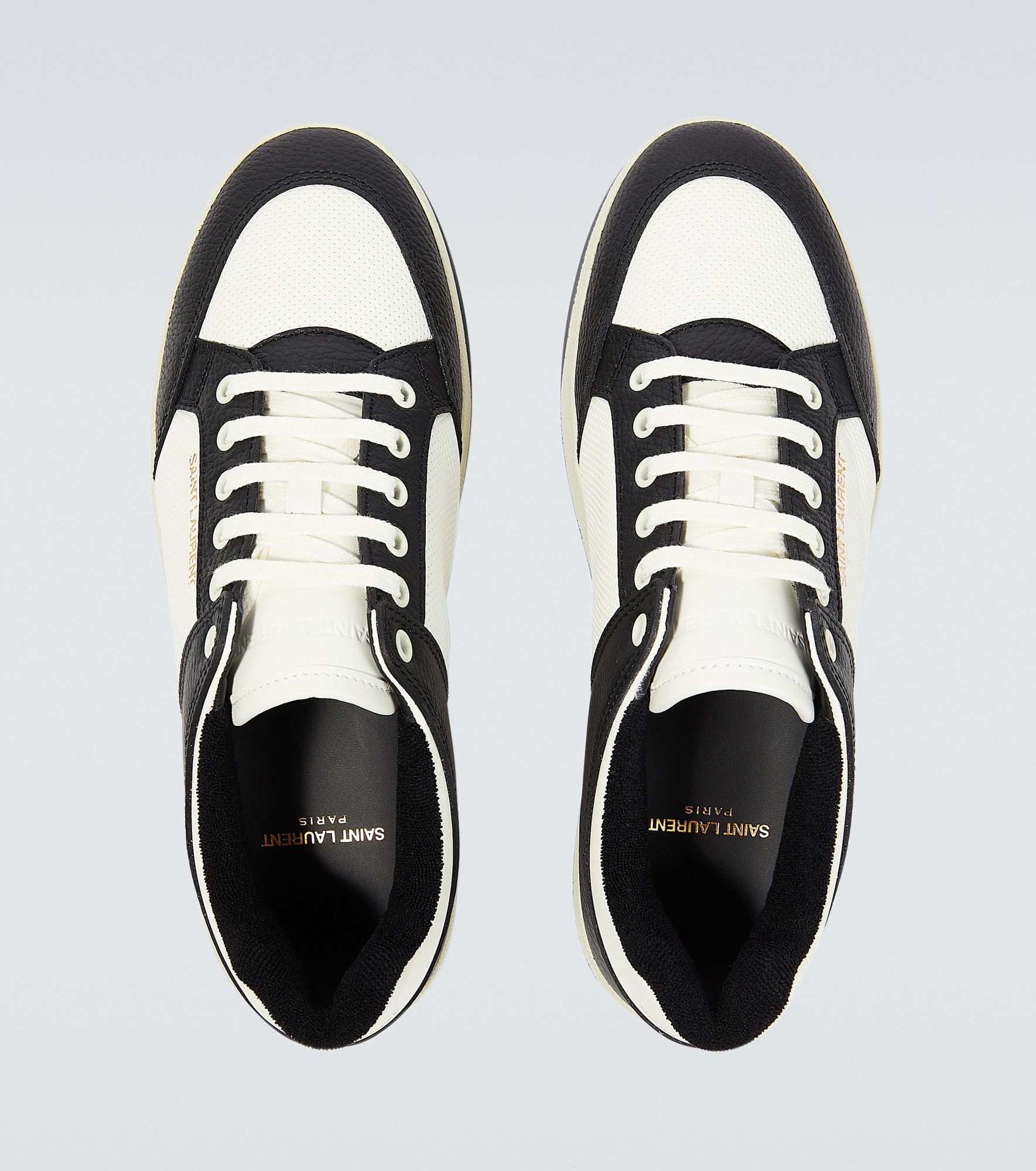SL/61 leather low-top sneakers - 4