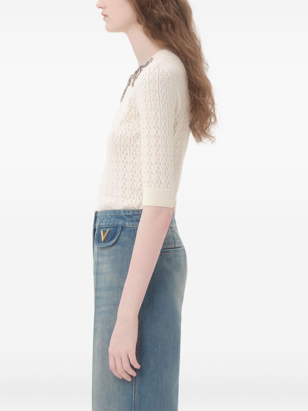 EMBROIDERED COTTON TOP - 4
