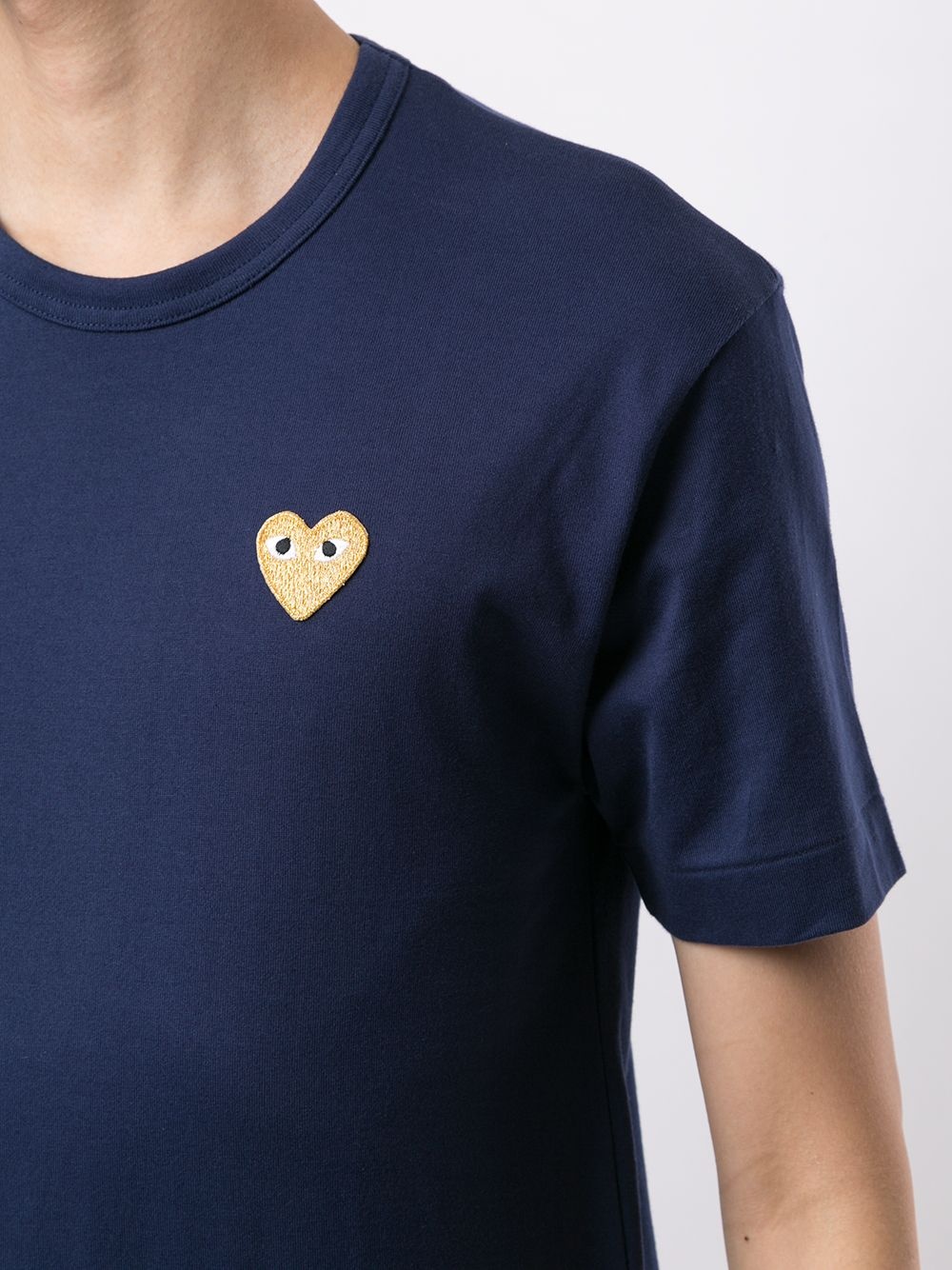 embroidered logo T-shirt - 5
