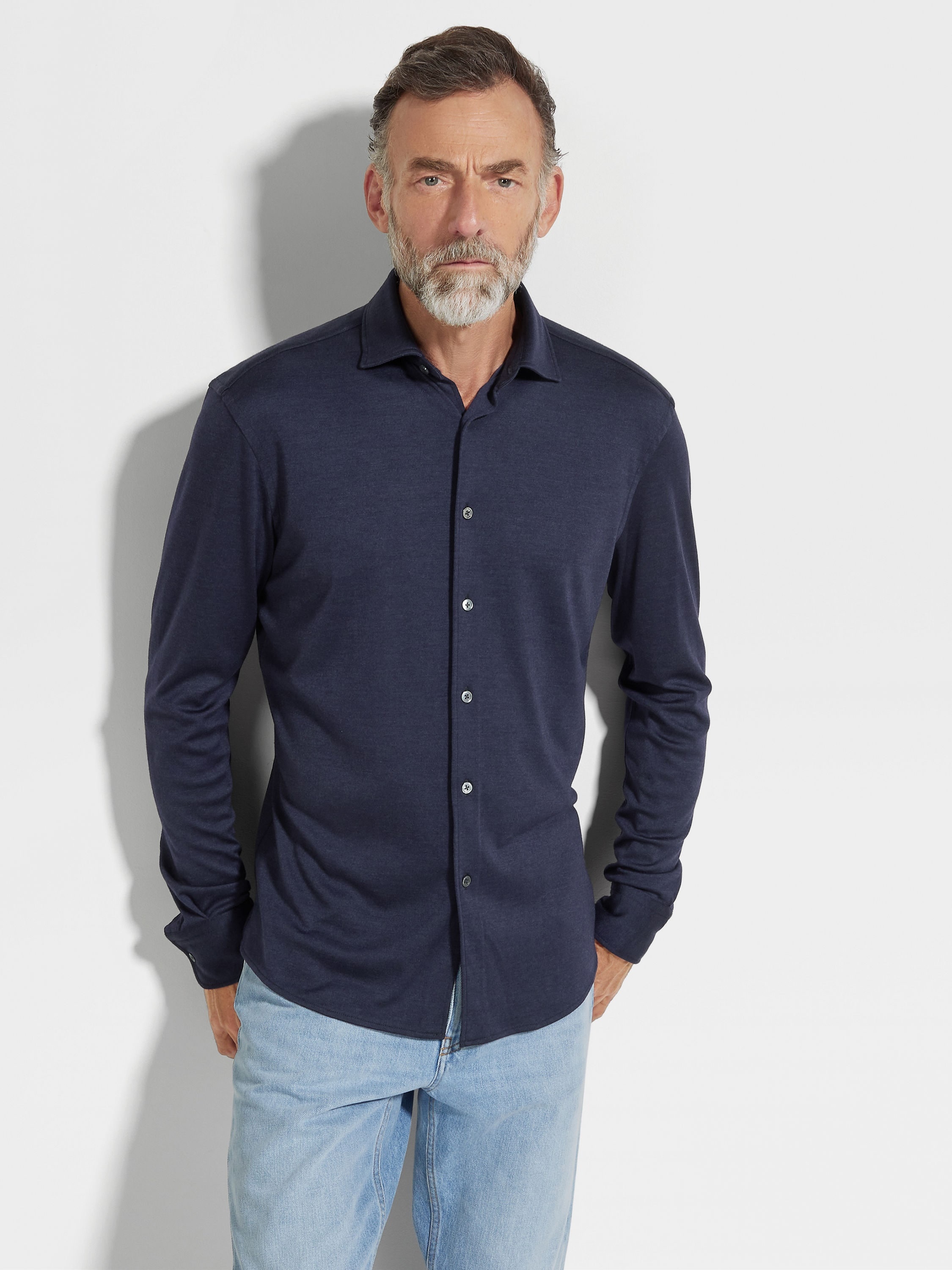 CASHMERE AND SILK SHIRT - 2