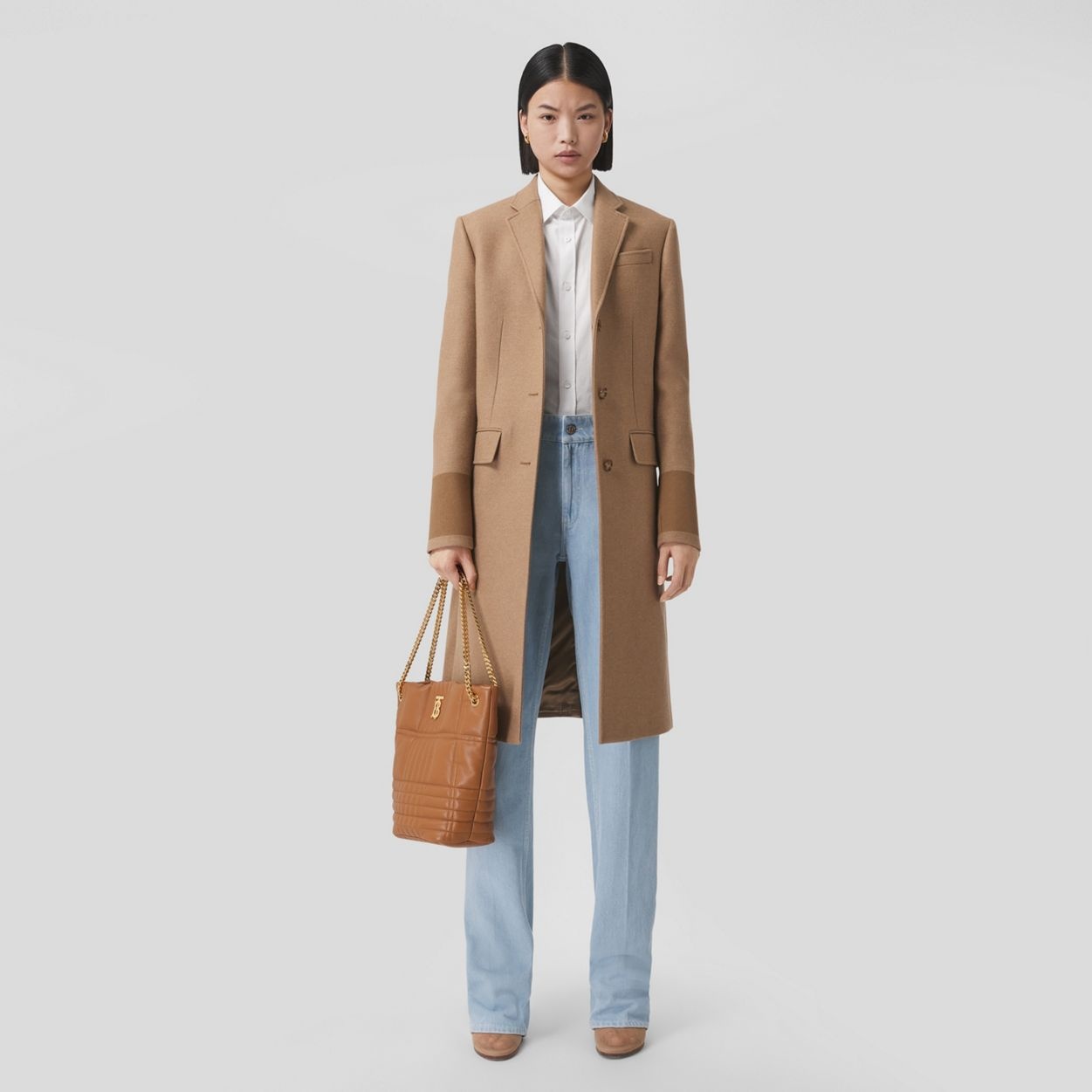 Medium Quilted Lambskin Lola Bucket Bag - 6