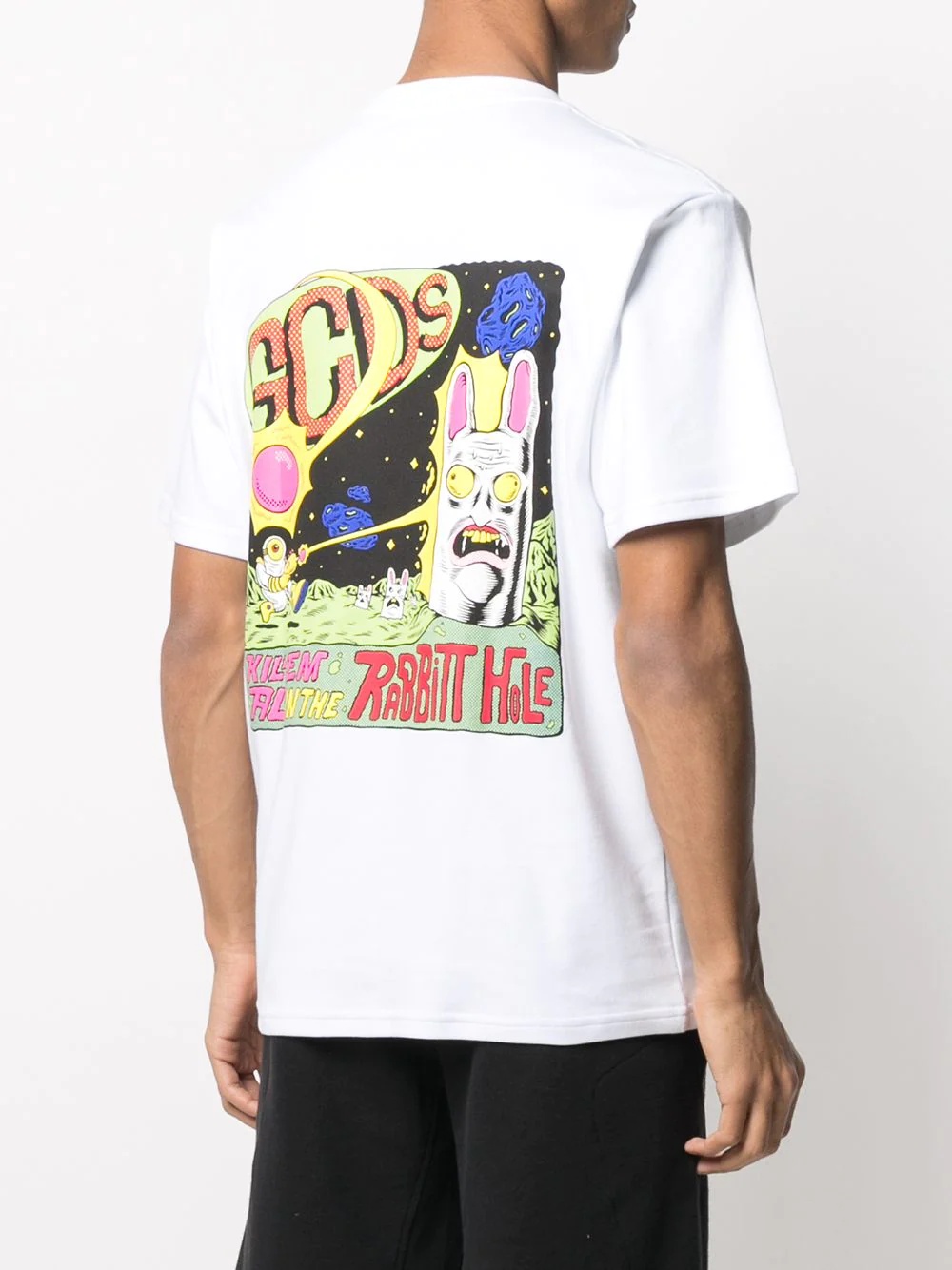 graphic print cotton T-shirt - 4