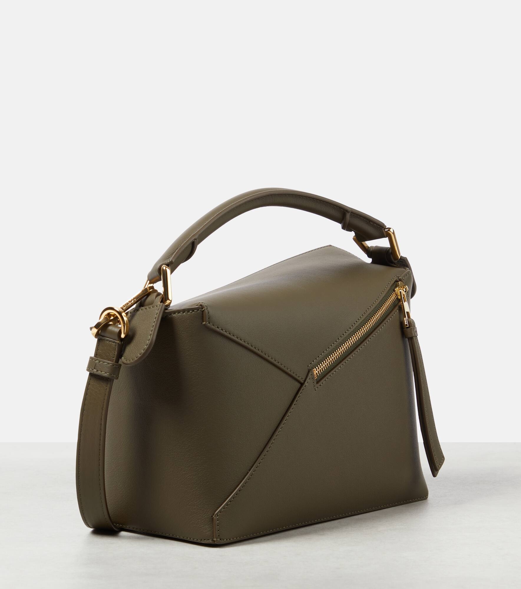Puzzle Small leather shoulder bag - 4