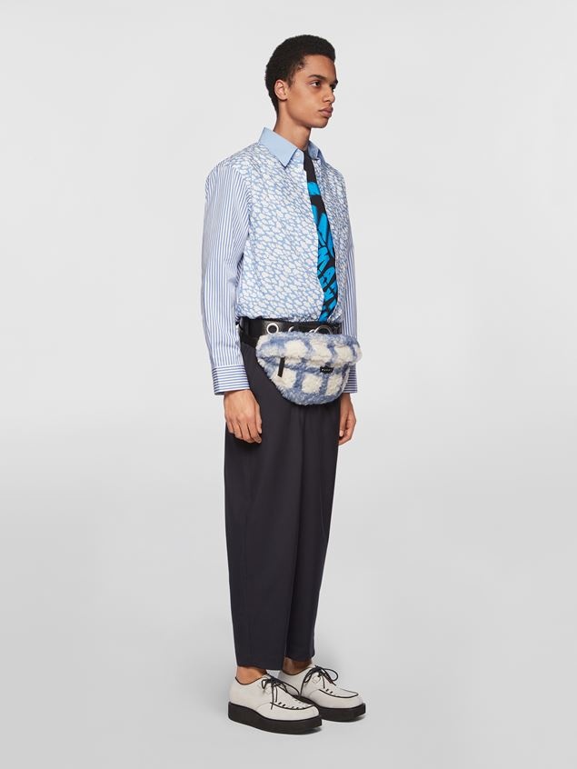 MARNI CLOUDS PRINT COTTON POPLIN SHIRT - 5