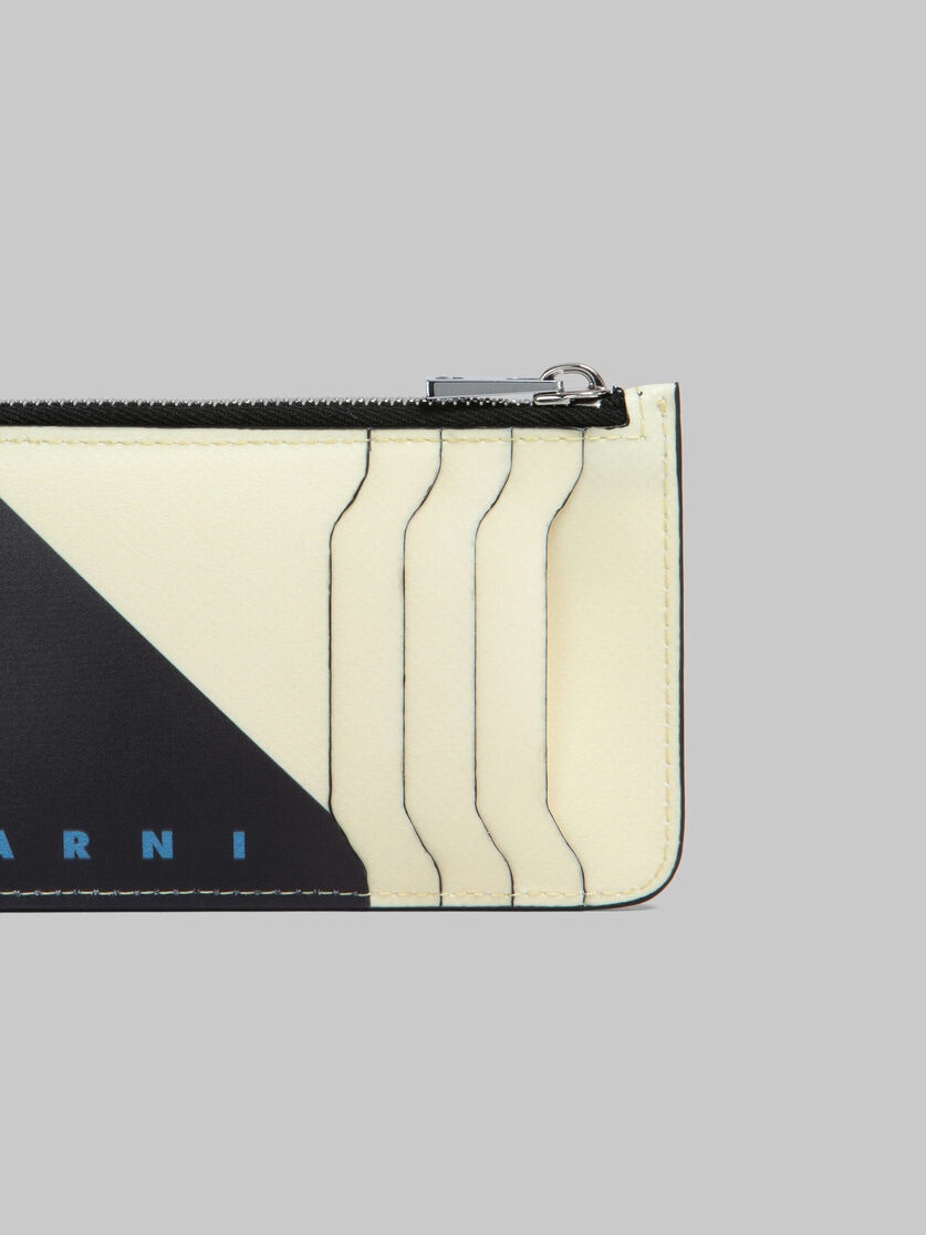 CREAM AND BLACK TRIBECA CARD CASE - 4