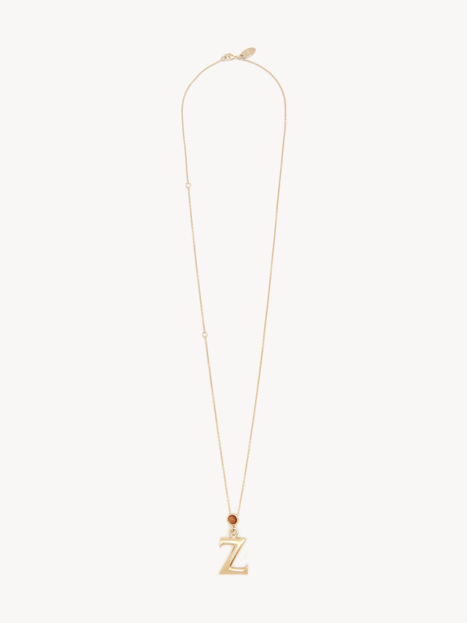 ALPHABET NECKLACE WITH PENDANT Z - 1