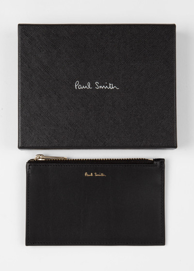 Paul Smith 'Signature Stripe' Leather Zip Pouch outlook