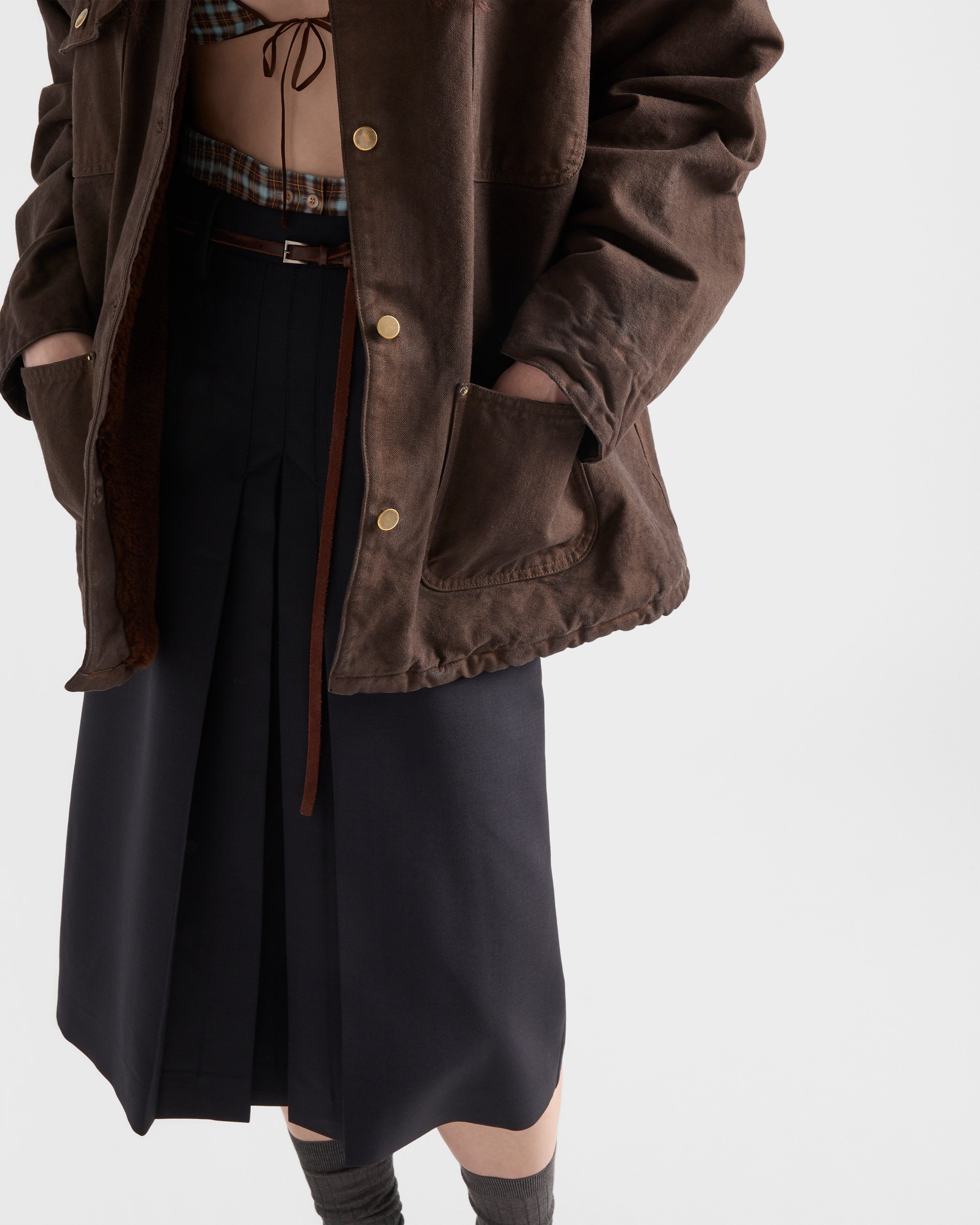 Kid mohair midi skirt - 6