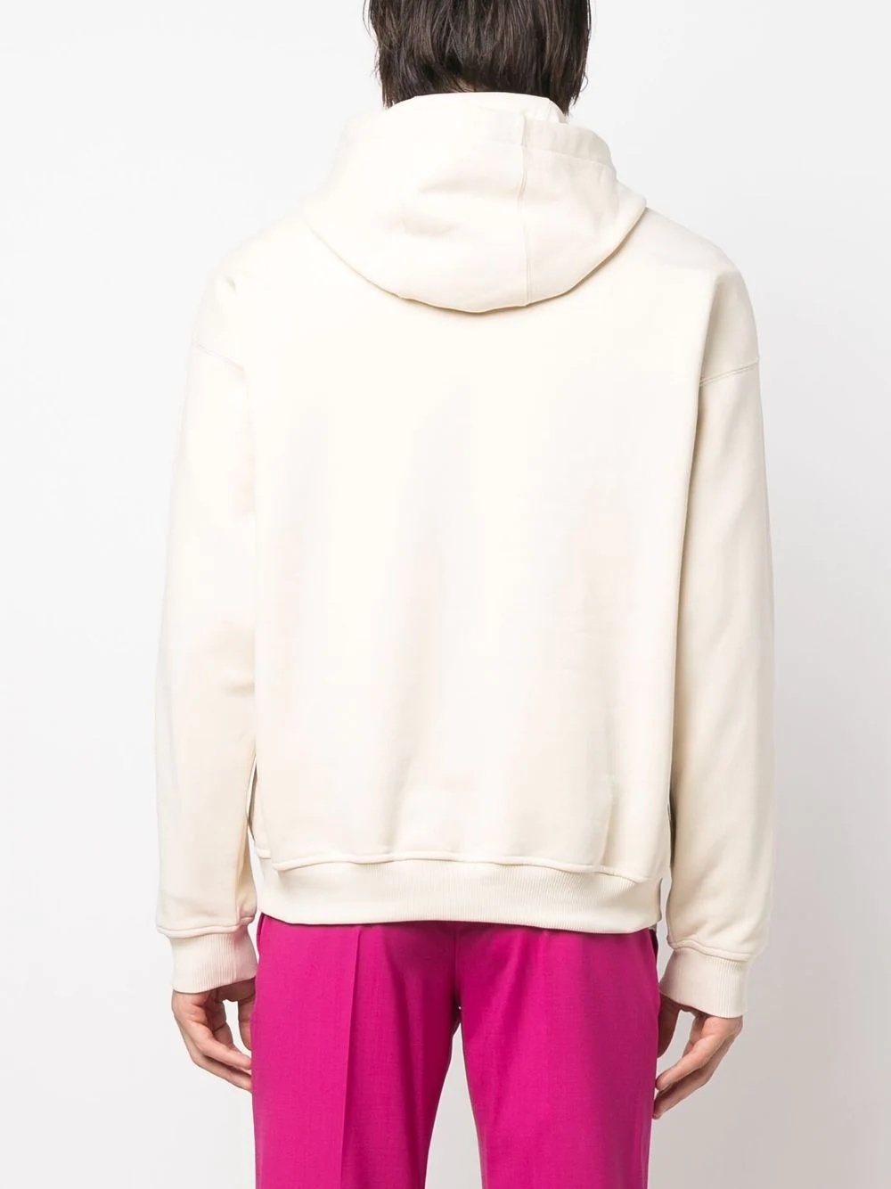 baroque-panelled pullover hoodie - 4