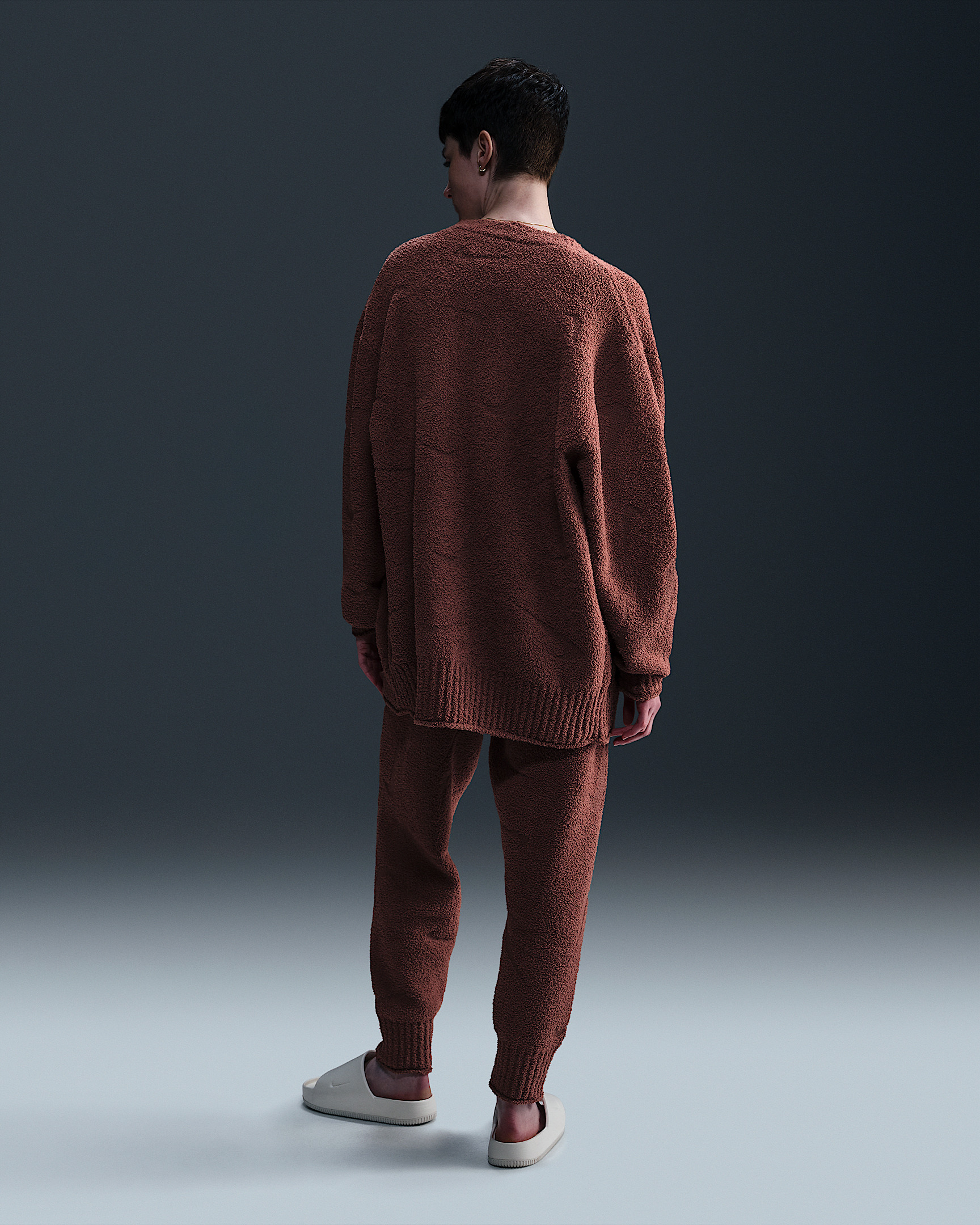 Nike Sportswear Phoenix Cozy Bouclé Women's High-Waisted Oversized Knit Pants - 4