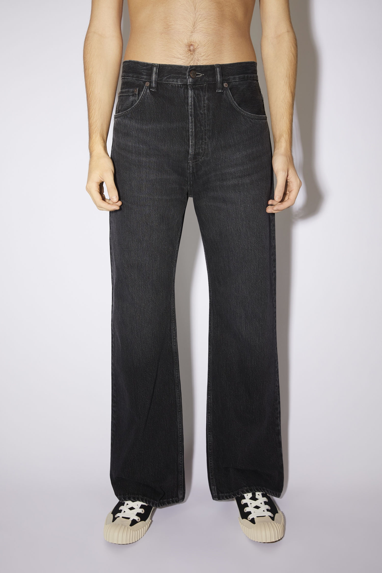 Loose bootcut jeans - Black - 2