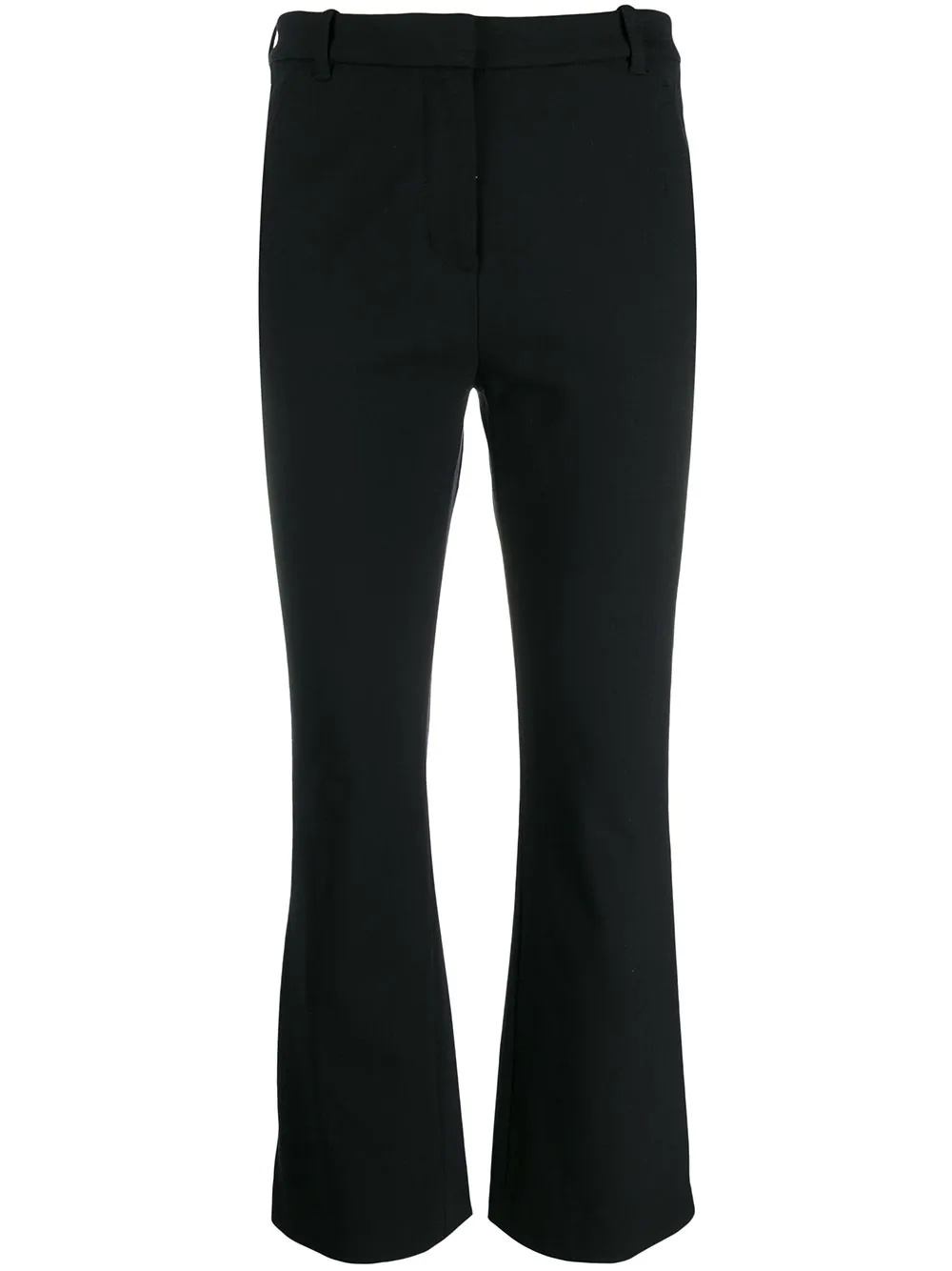 cropped flared trousers - 1