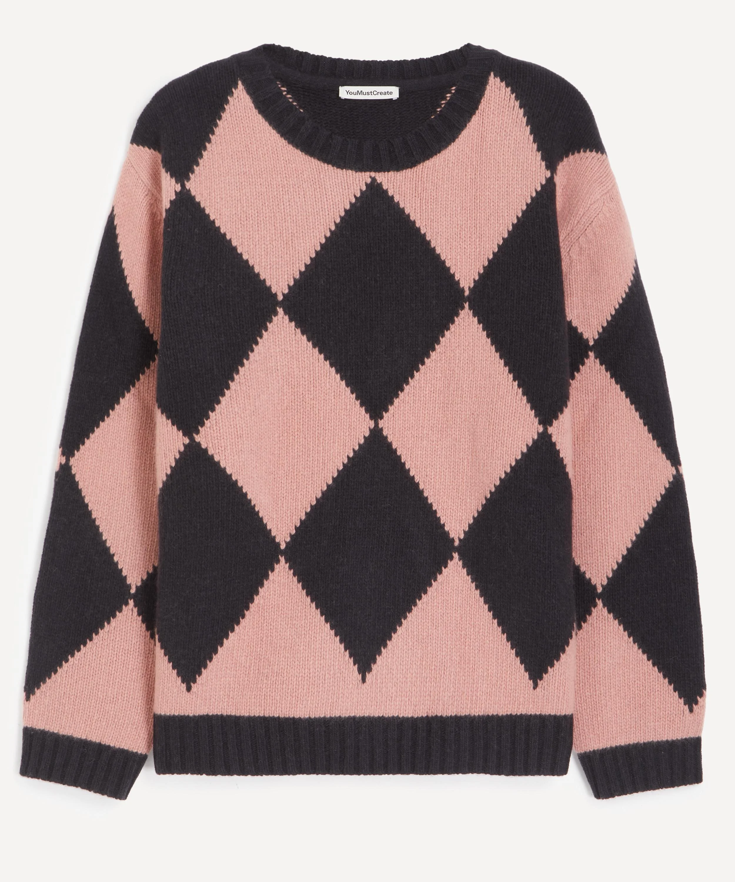 Flint Diamond Knitted Jumper - 1