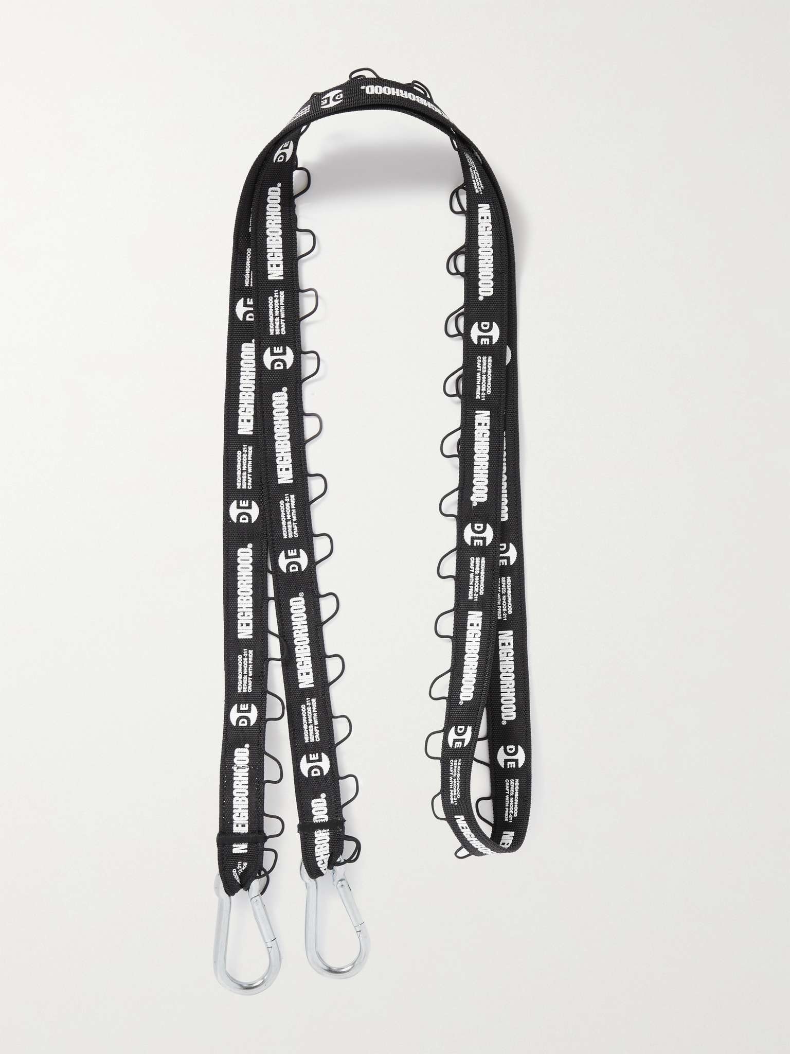 Logo-Print Webbing Lanyard - 1