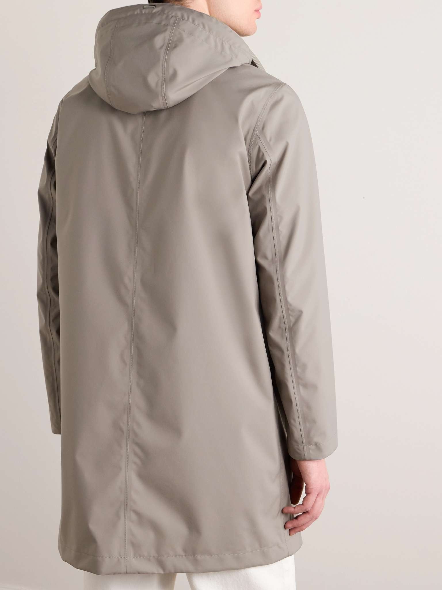 Shell Hooded Coat - 4