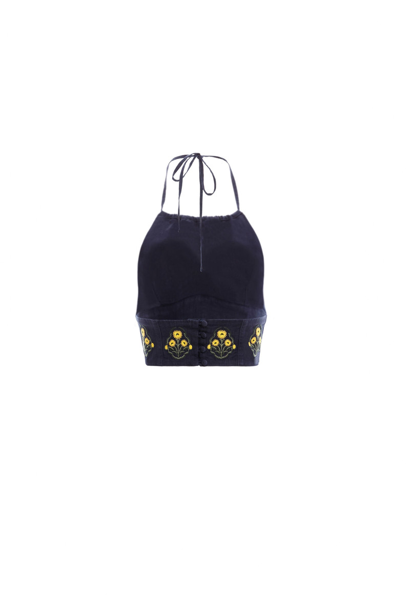 Castana Mimosa Cropped Top 3