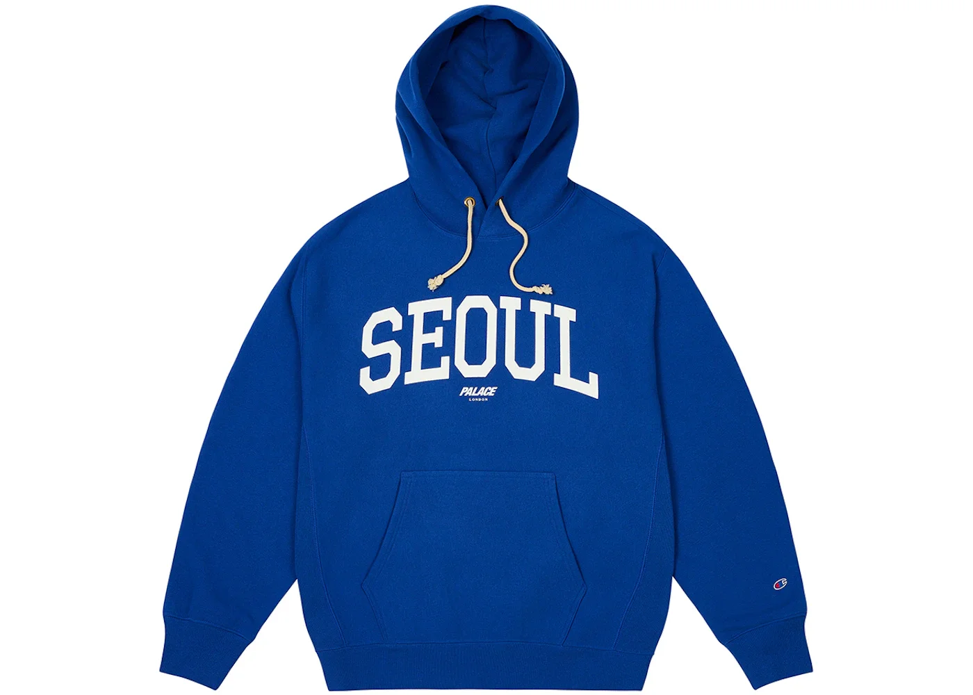 Palace Champion Shop Hood Blue - 1