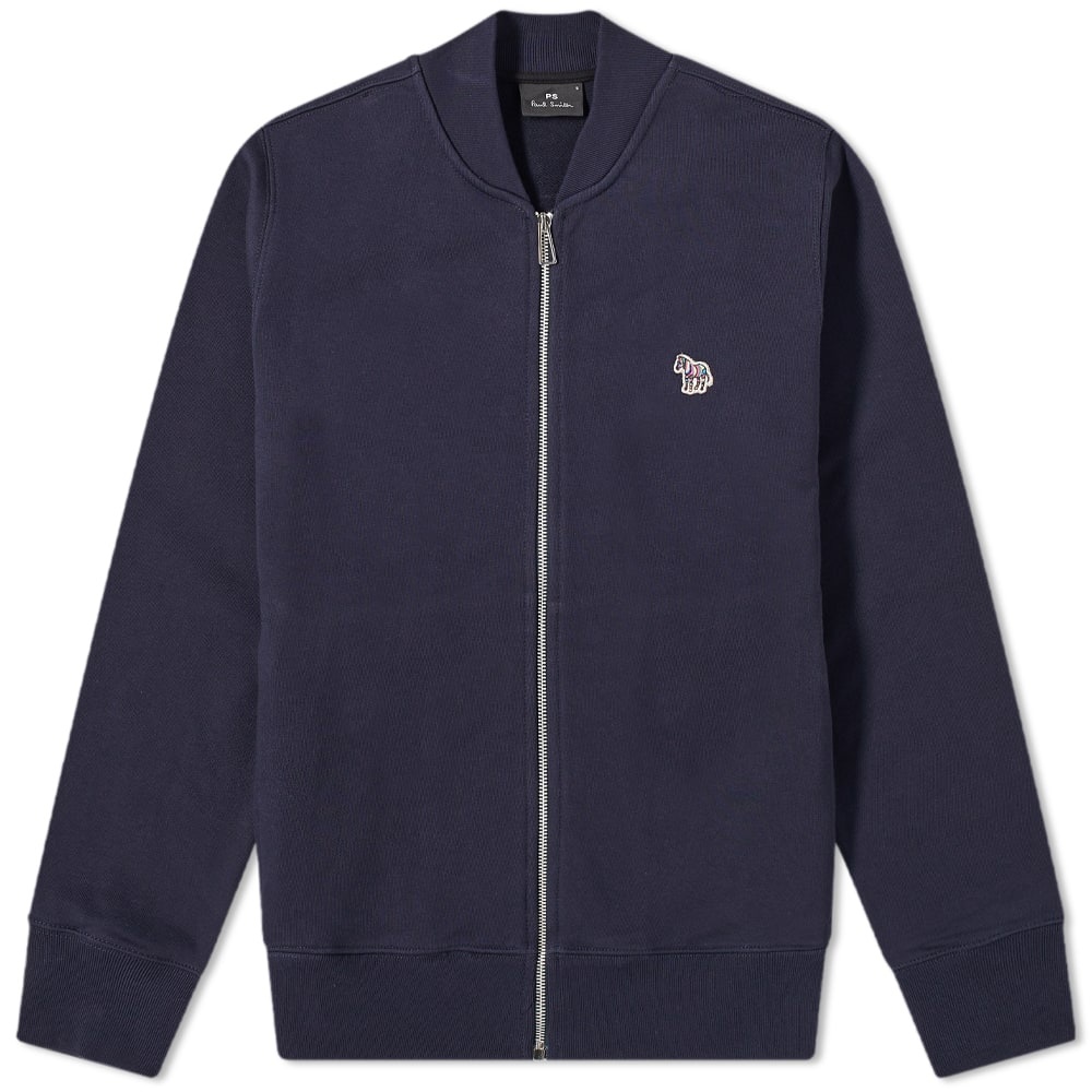 Paul Smith Zebra Jersey Zip Bomber - 1