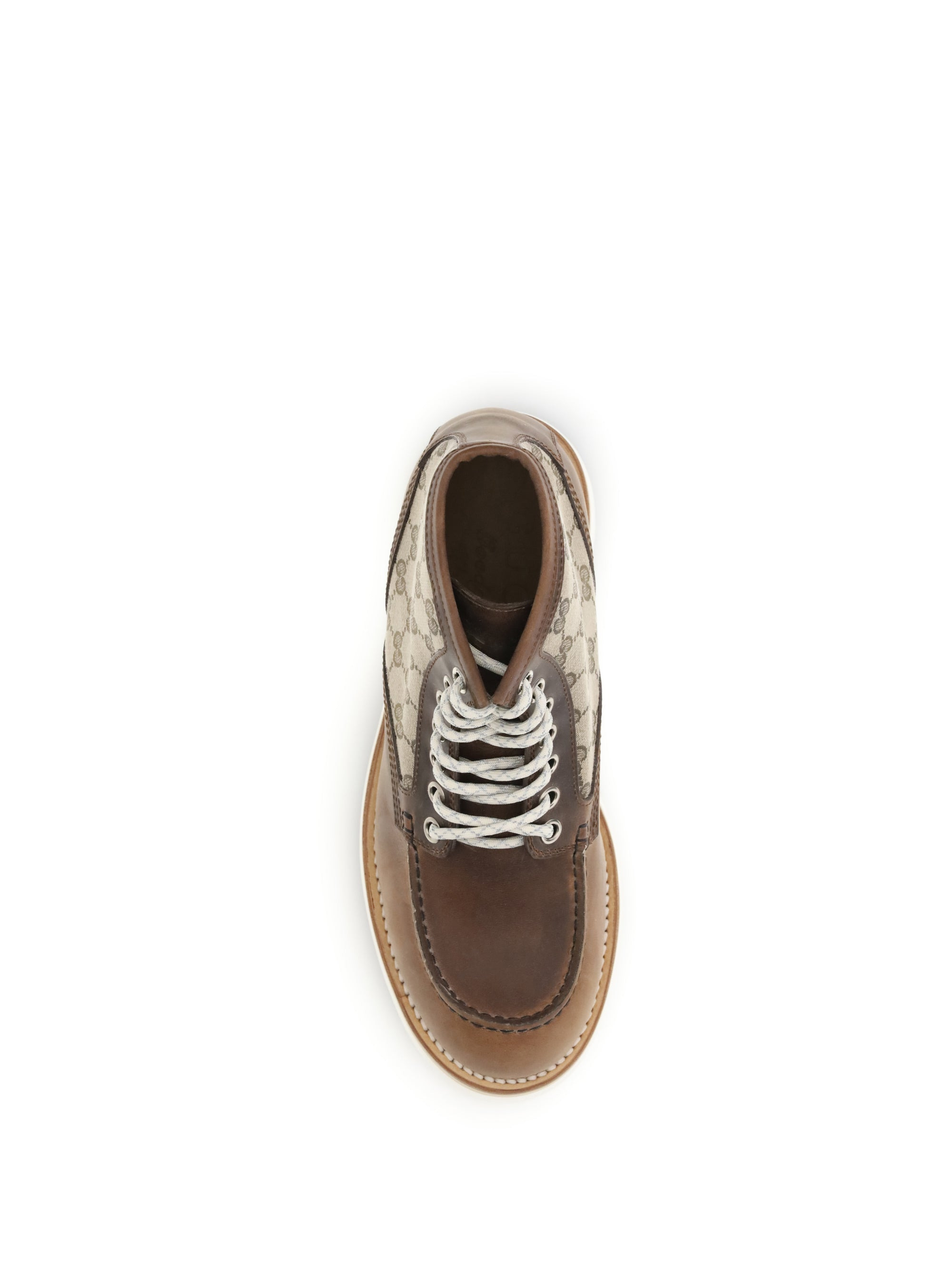 Gucci Men M Ala Bootie Gg Cnvs + Lthr Rs - 4