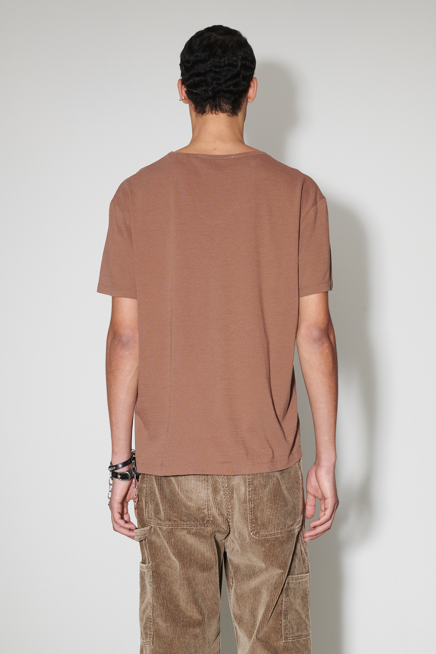 U-Neck T-Shirt Fudge Cotton Silk - 4