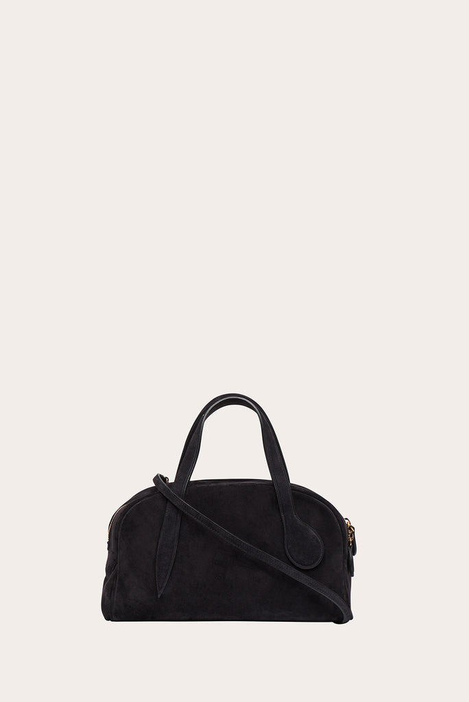 BOWLING MINI BAG BLACK SUEDE - 3