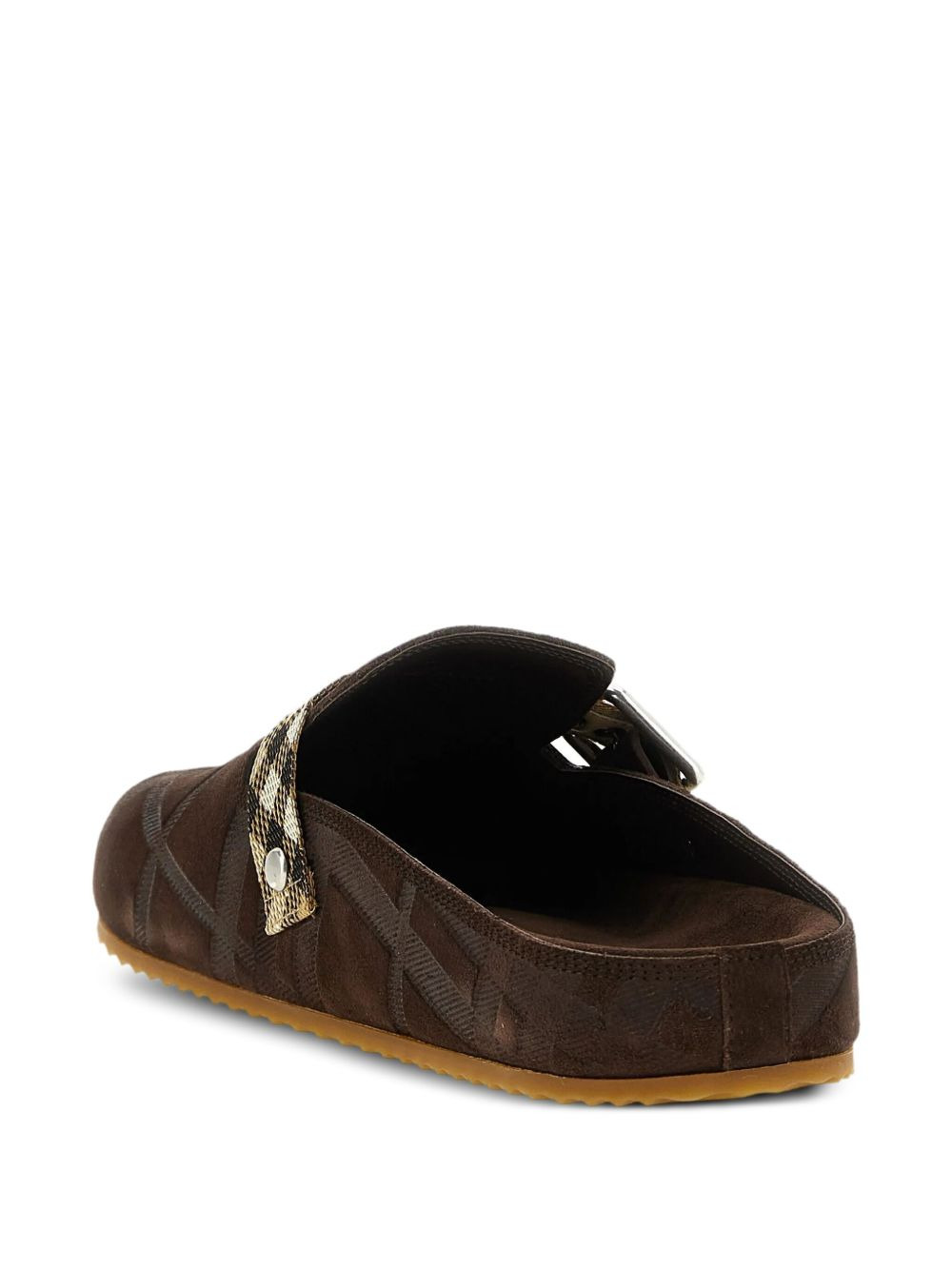buckle-embellishment mules - 4