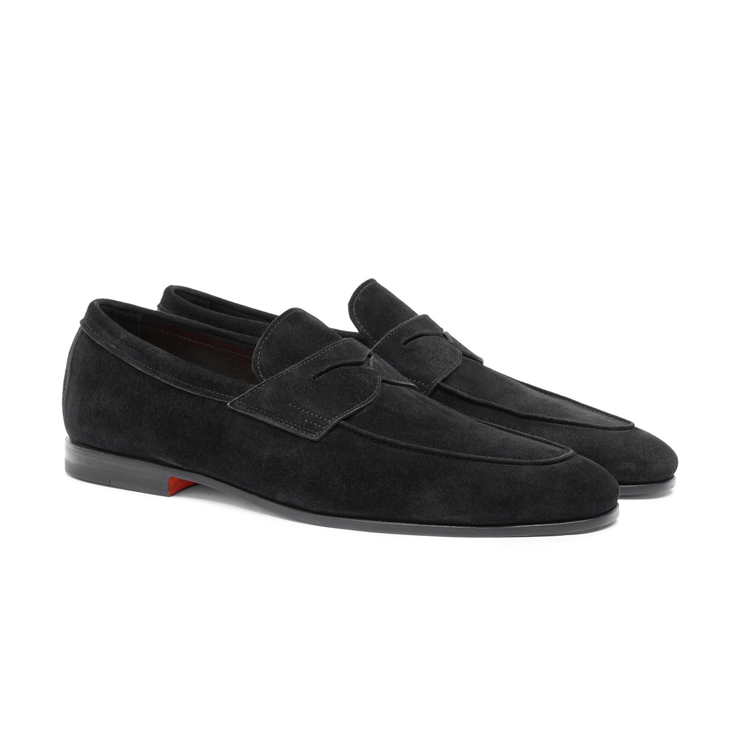 Men's black suede Carlo loafer - 3