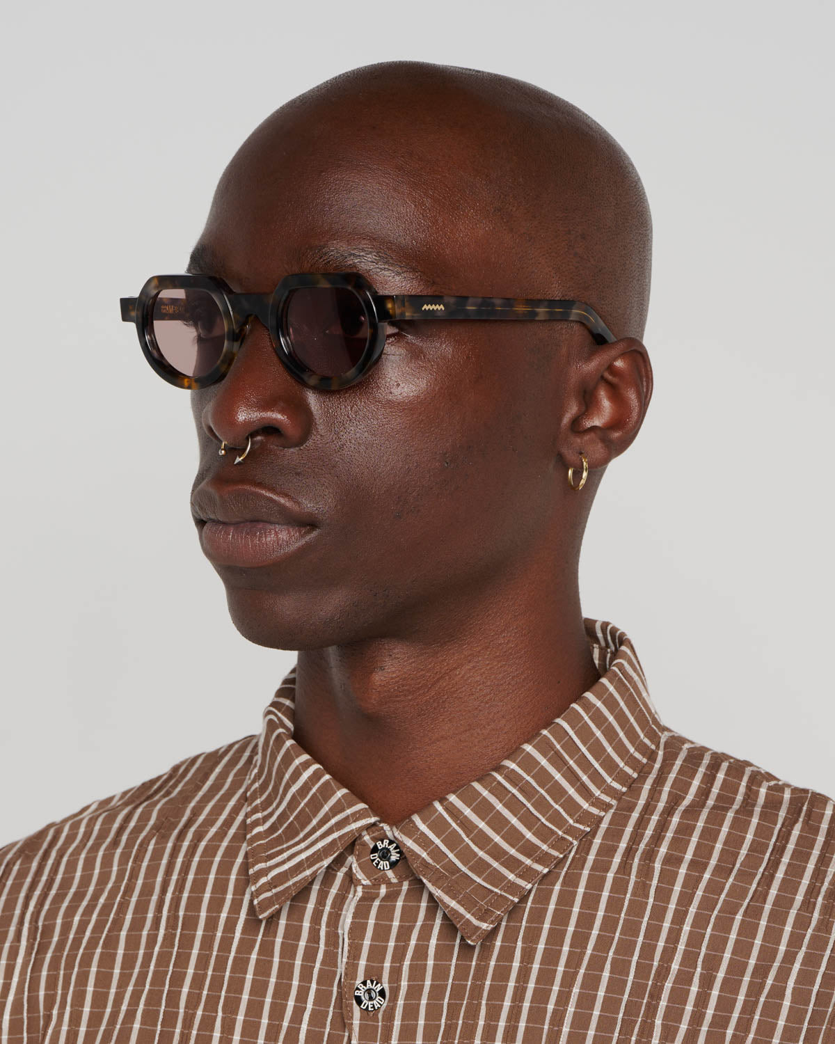 Tani Post Modern Primitive Eye Protection - Brown Tortoise - 4