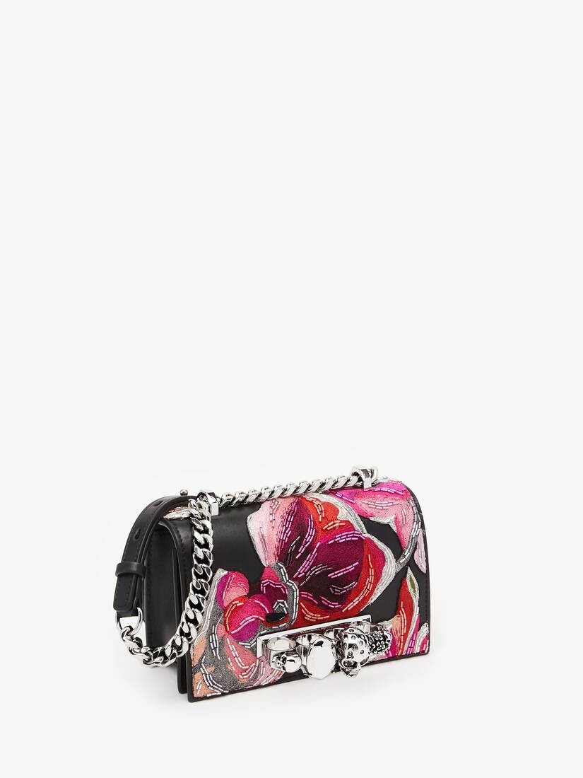 Women's Mini Jewelled Satchel in Multicolor - 2
