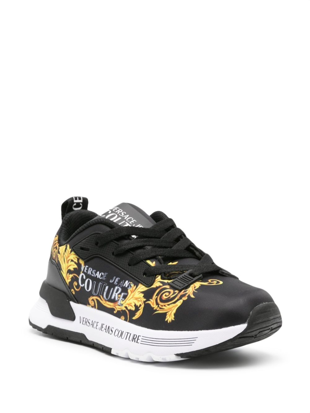 Dynamic Barocco-print sneakers - 2