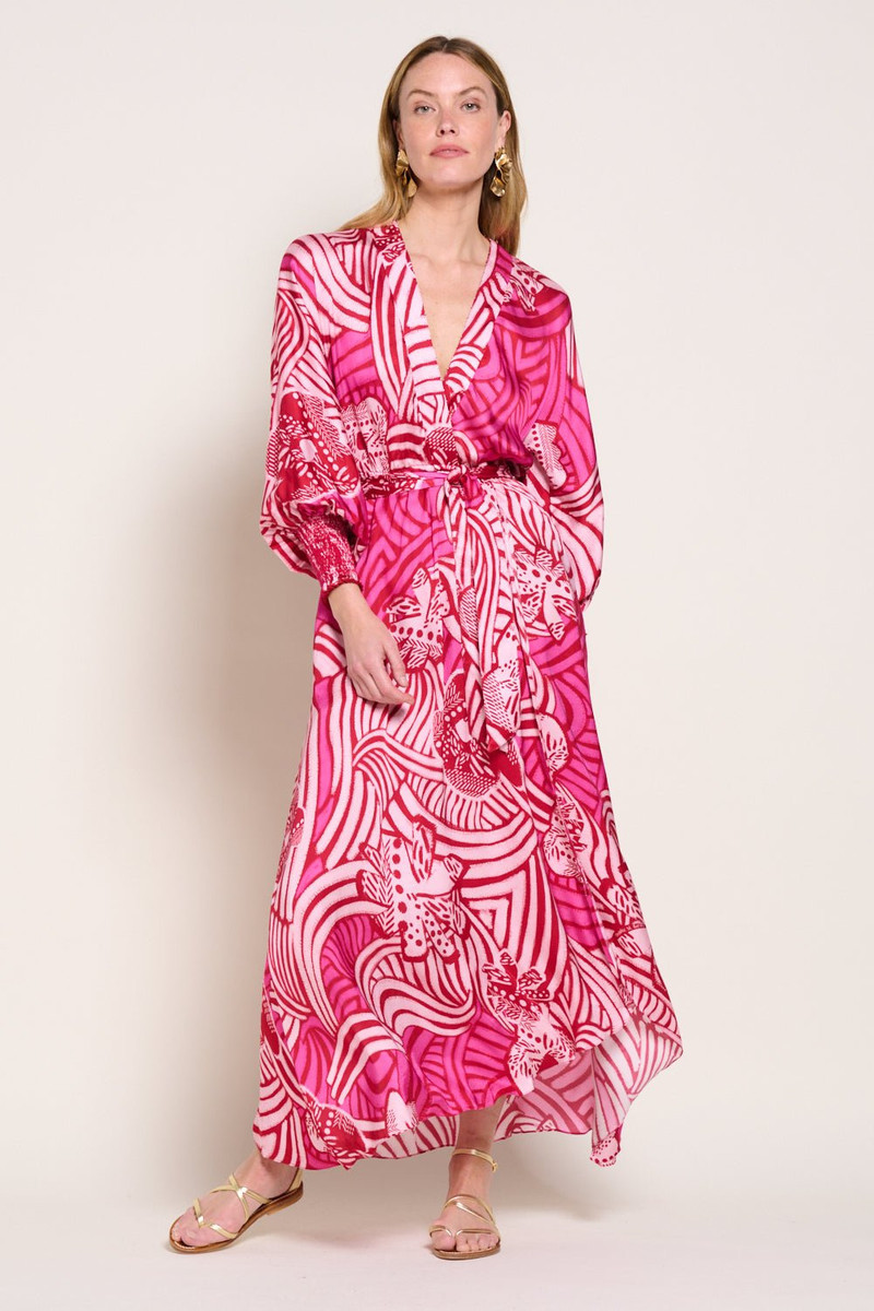Long Dress Kristen - Pink Japonism 1