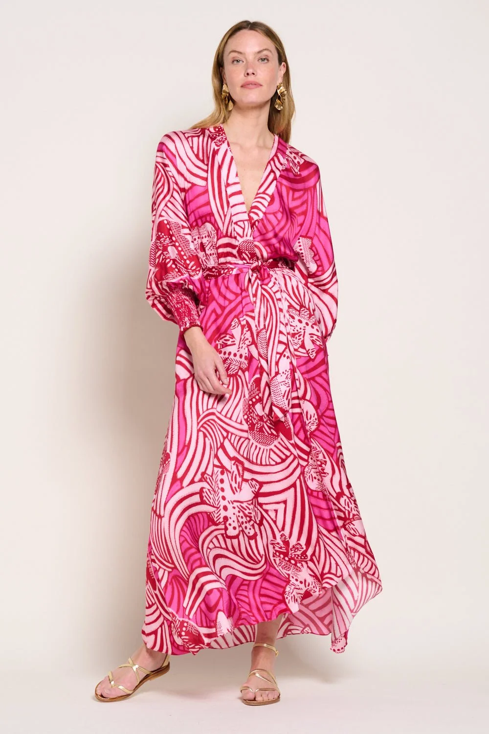 Long Dress Kristen - Pink Japonism - 1