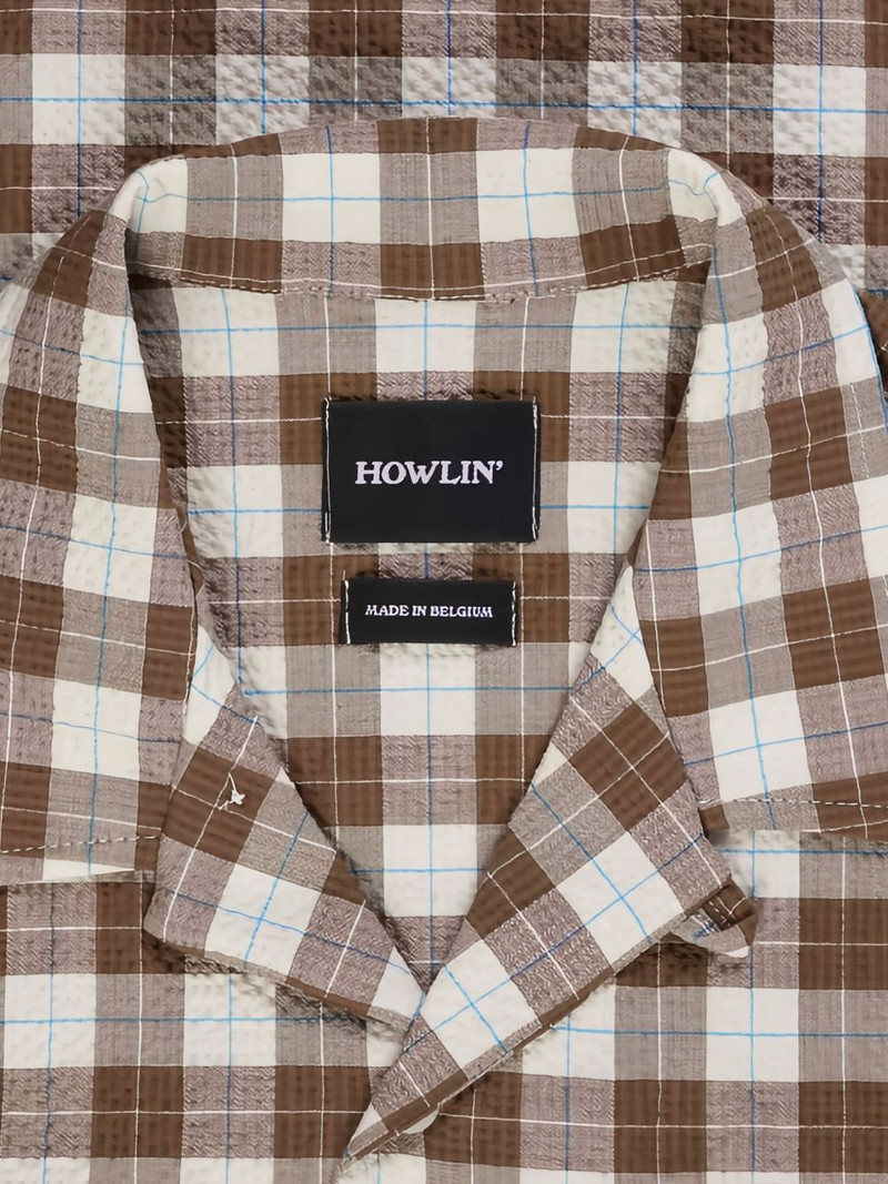 checked short-sleeve shirt 3