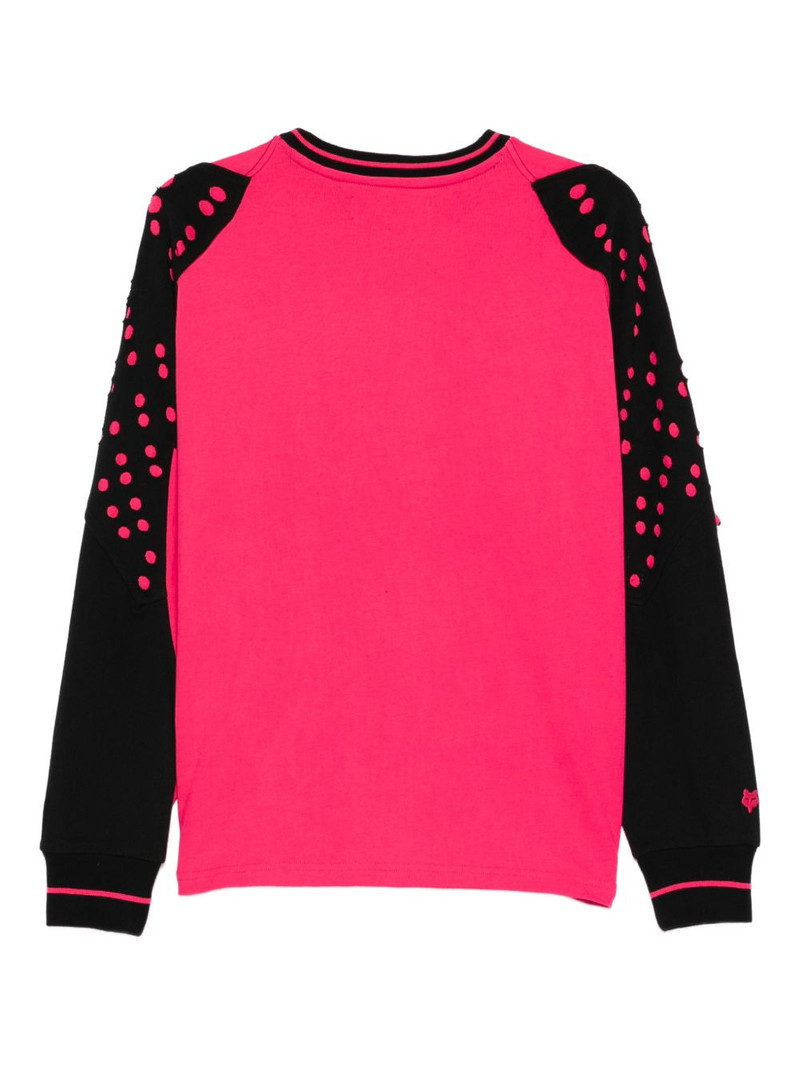 Kiko Kostadinov perforated long-sleeve sweatshirt outlook
