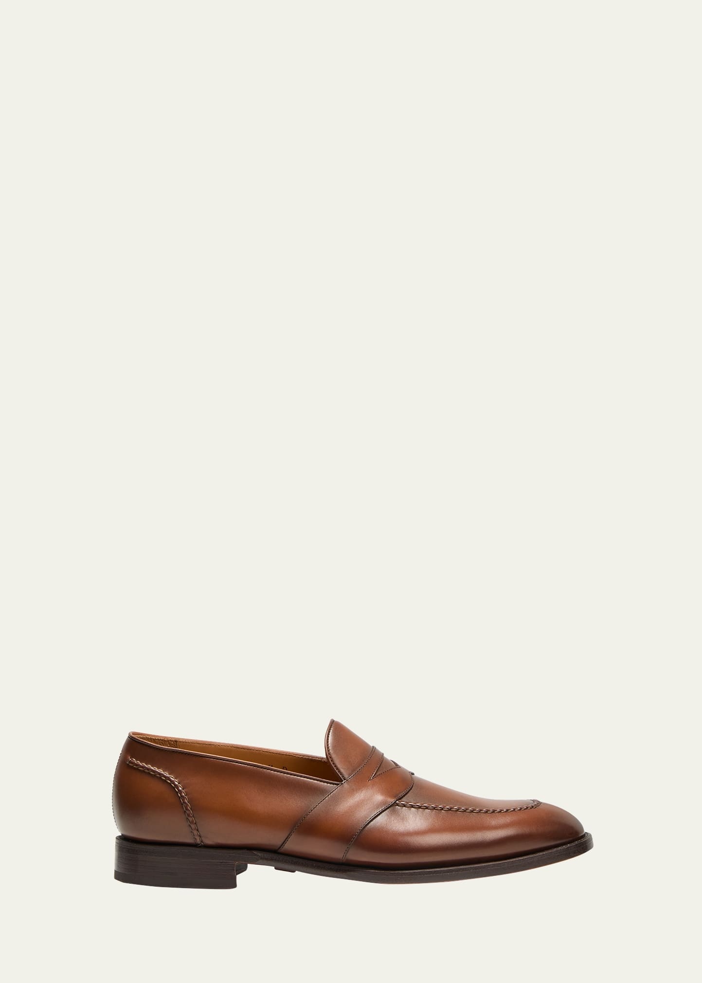 Men's Meegan Calfskin Penny Loafers - 1