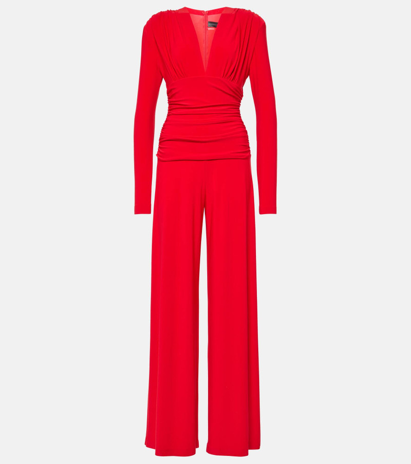 Draped wide-leg jumpsuit 1