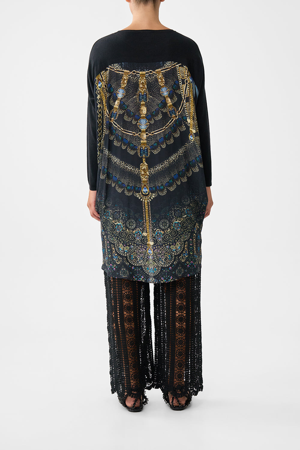 LONG SLEEVE JUMPER WITH PRINT BACK - 3